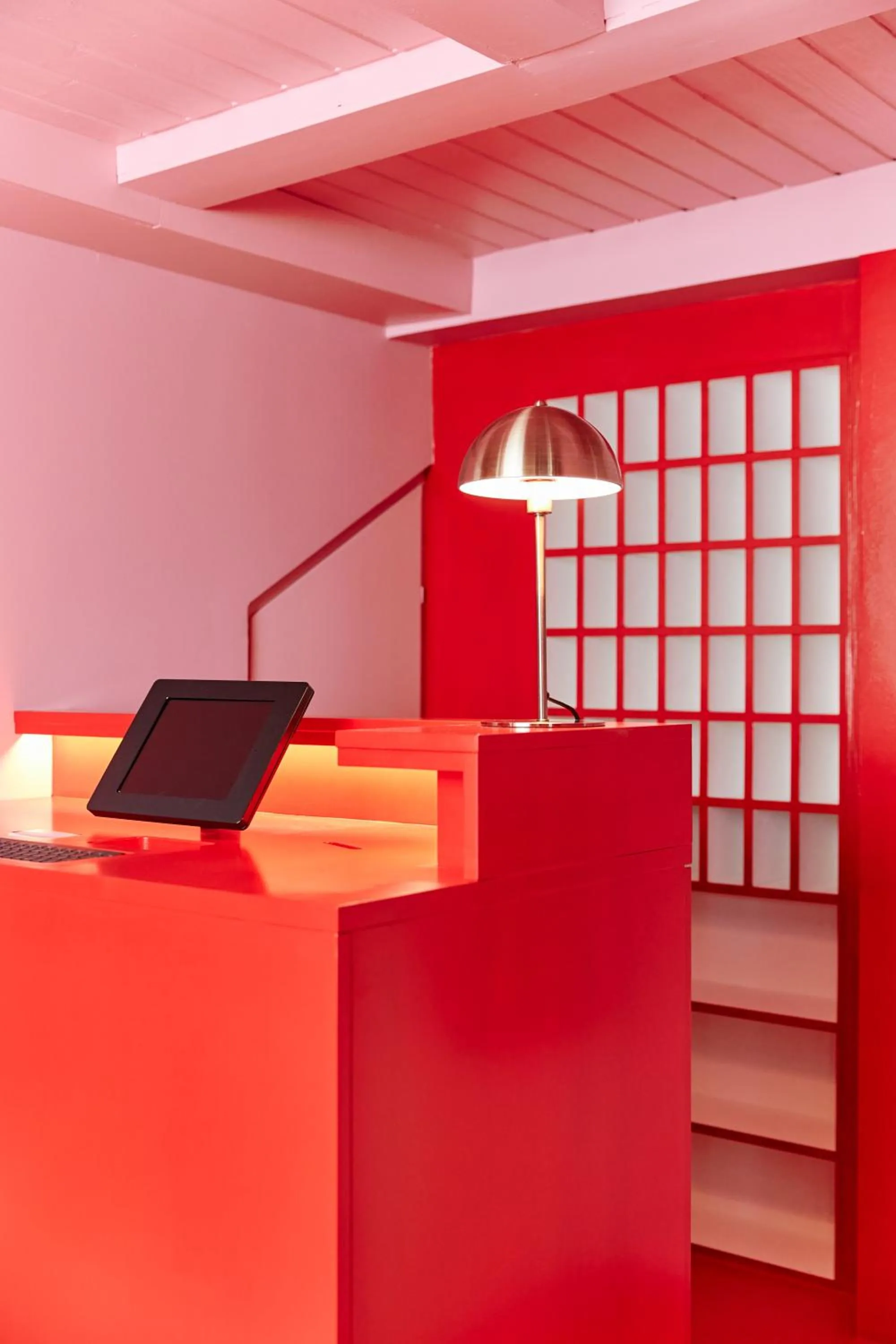 Lobby or reception in pop-up stuub feldberg