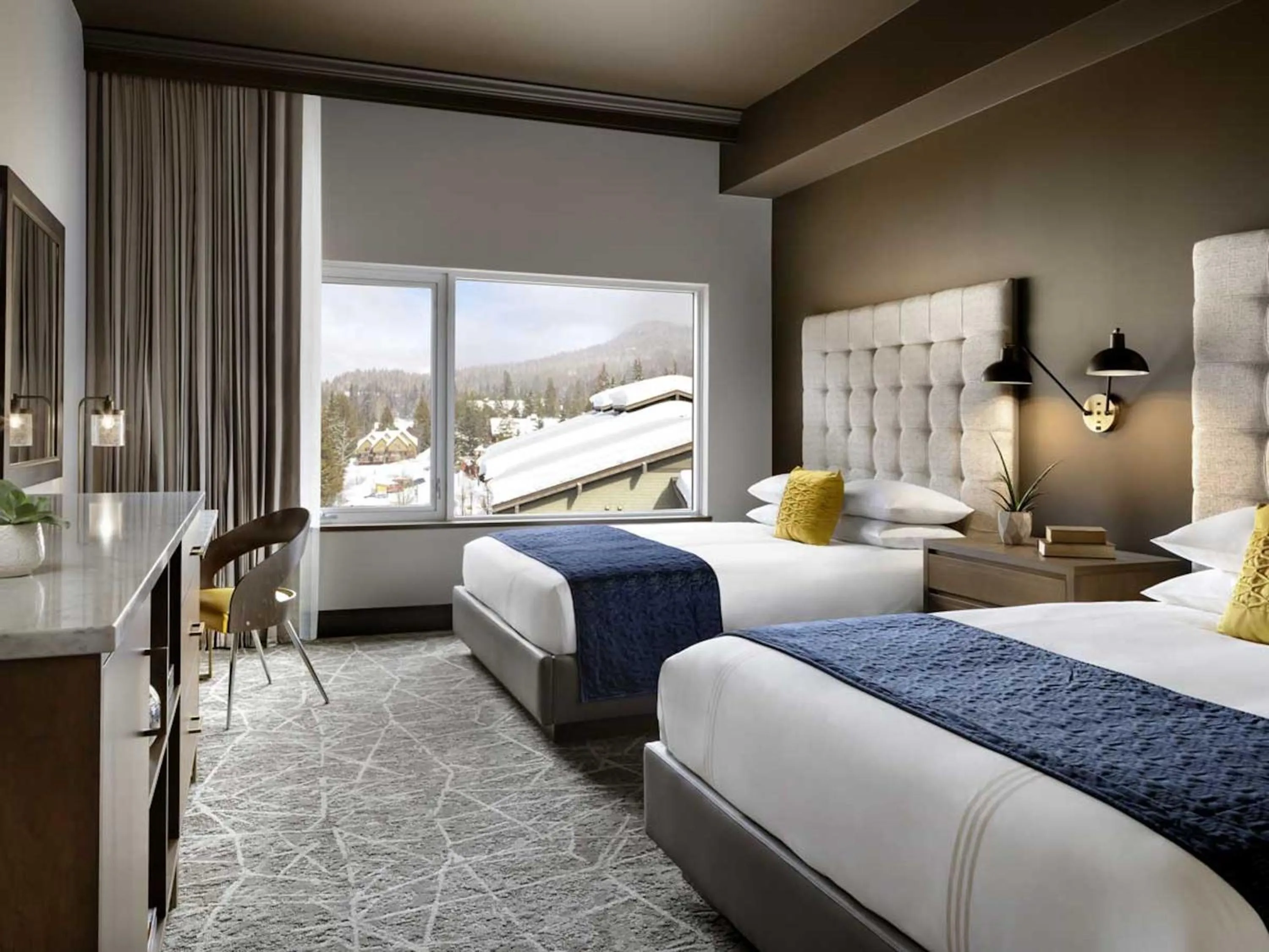 Bedroom, Bed in The Josie Hotel, Autograph Collection