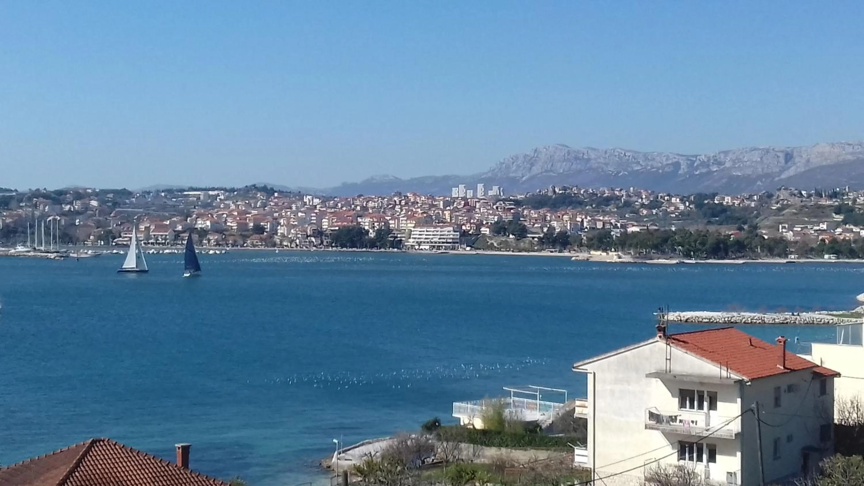 Bird's eye view in Villa Luketa