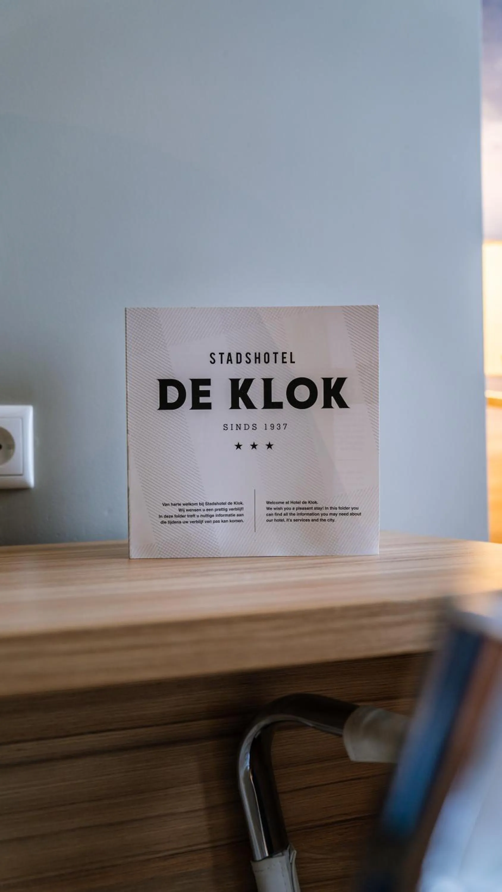 Logo/Certificate/Sign in Stadshotel De Klok