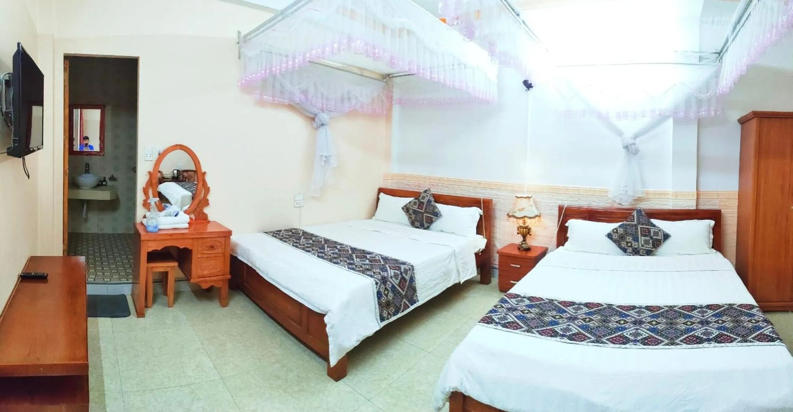 Bed in Nguyen Dang Guesthouse