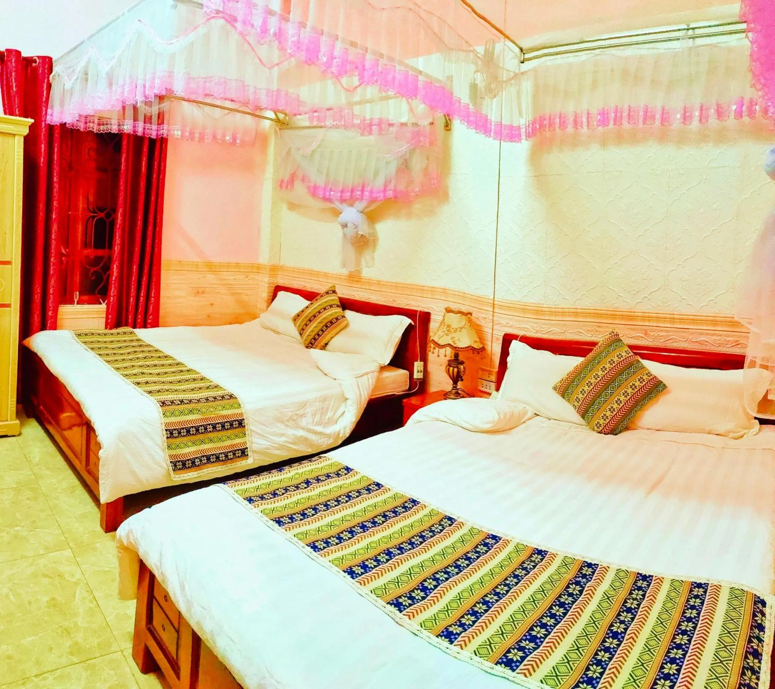 Bed in Nguyen Dang Guesthouse