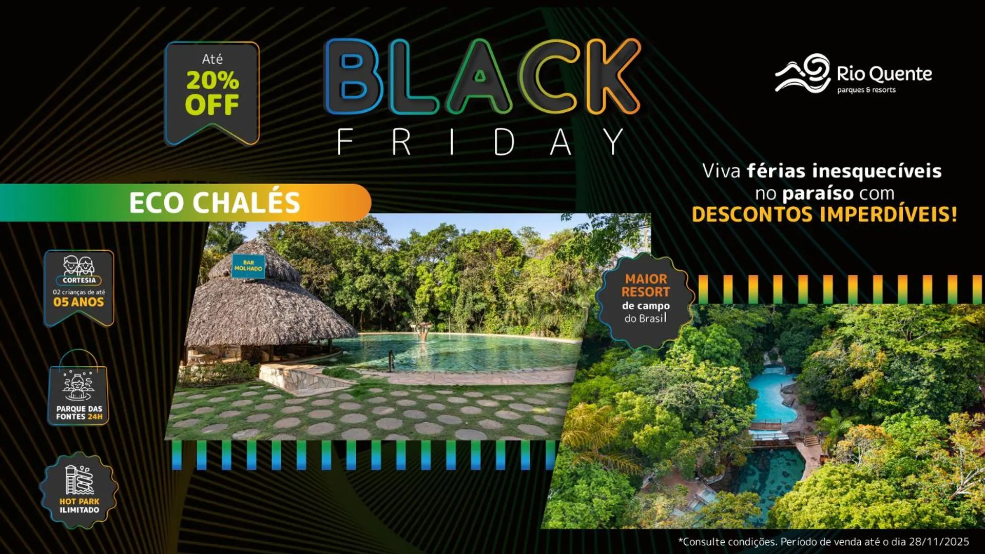 Property building in Rio Quente Resorts - Eco Chalés