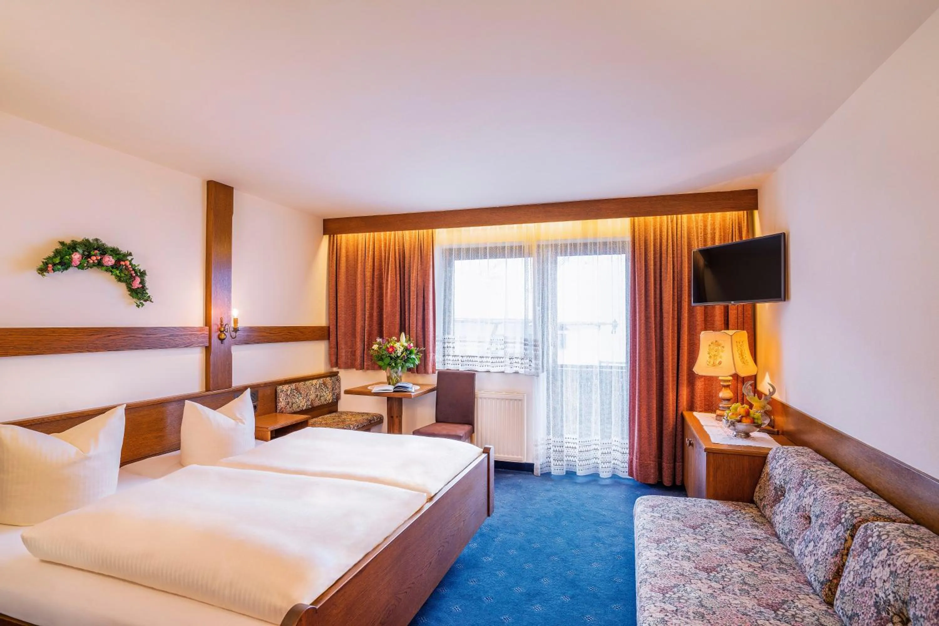 Bedroom, Bed in Sporthotel Pechtl