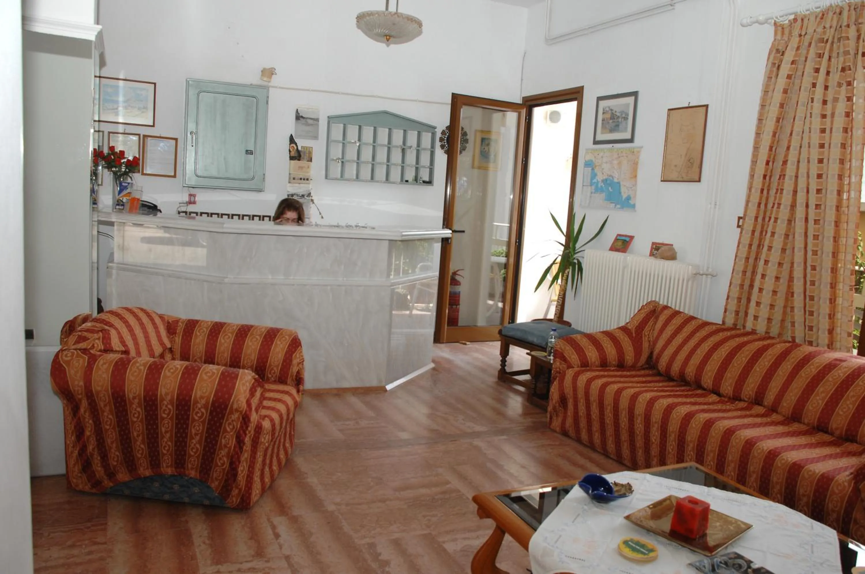 Lobby or reception in Koronis Hotel