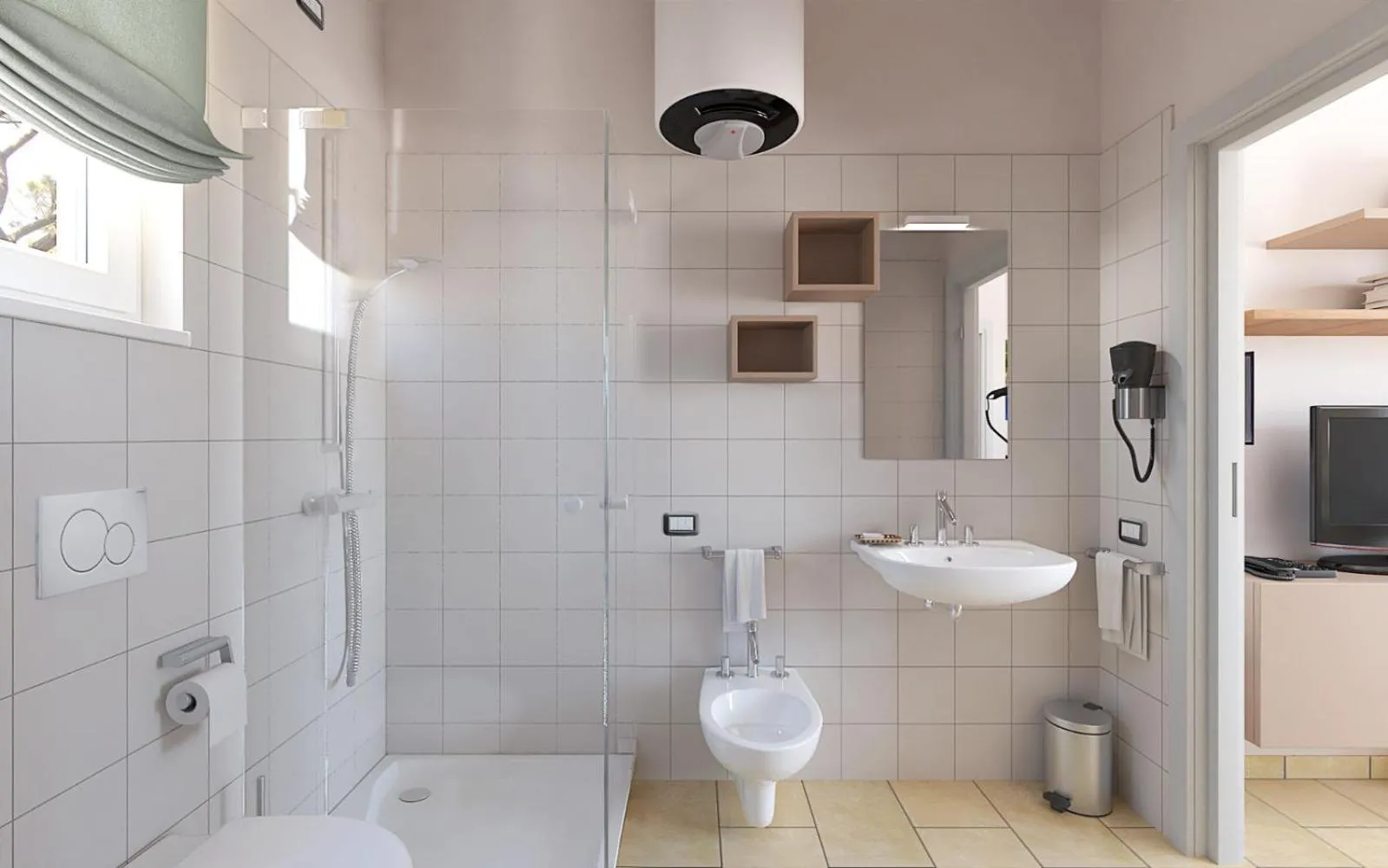 Bathroom in Golfo del Sole Hotel & Holiday Resort