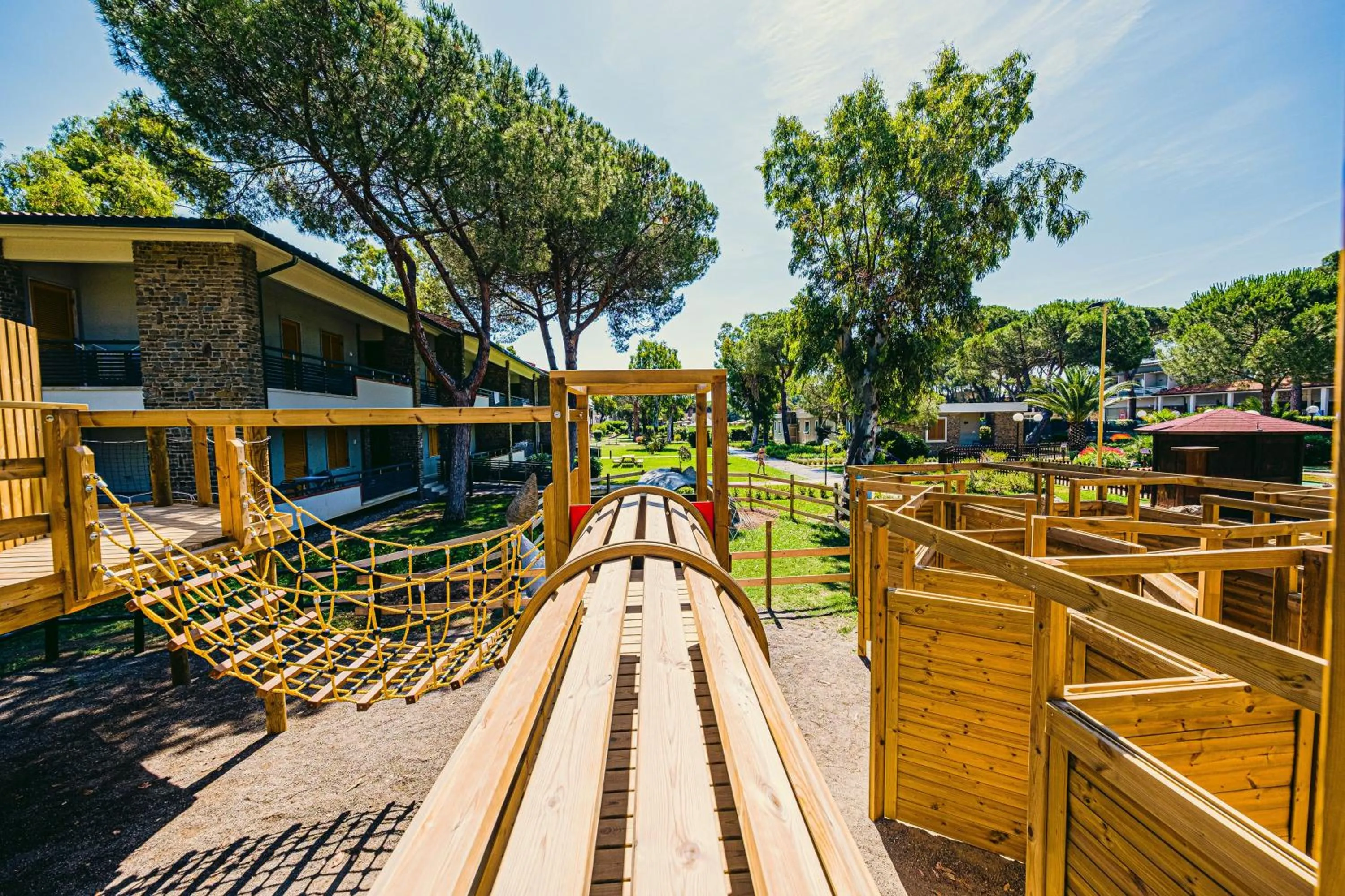 Children play ground in Golfo del Sole Hotel & Holiday Resort