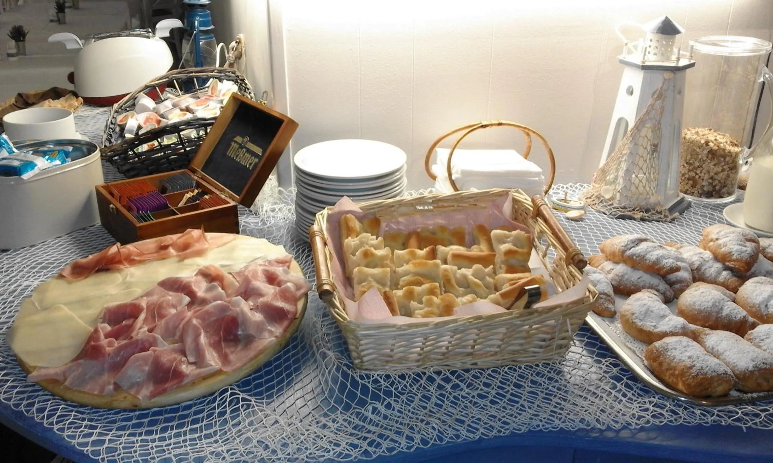 Food close-up in Hotel Villa Rosa