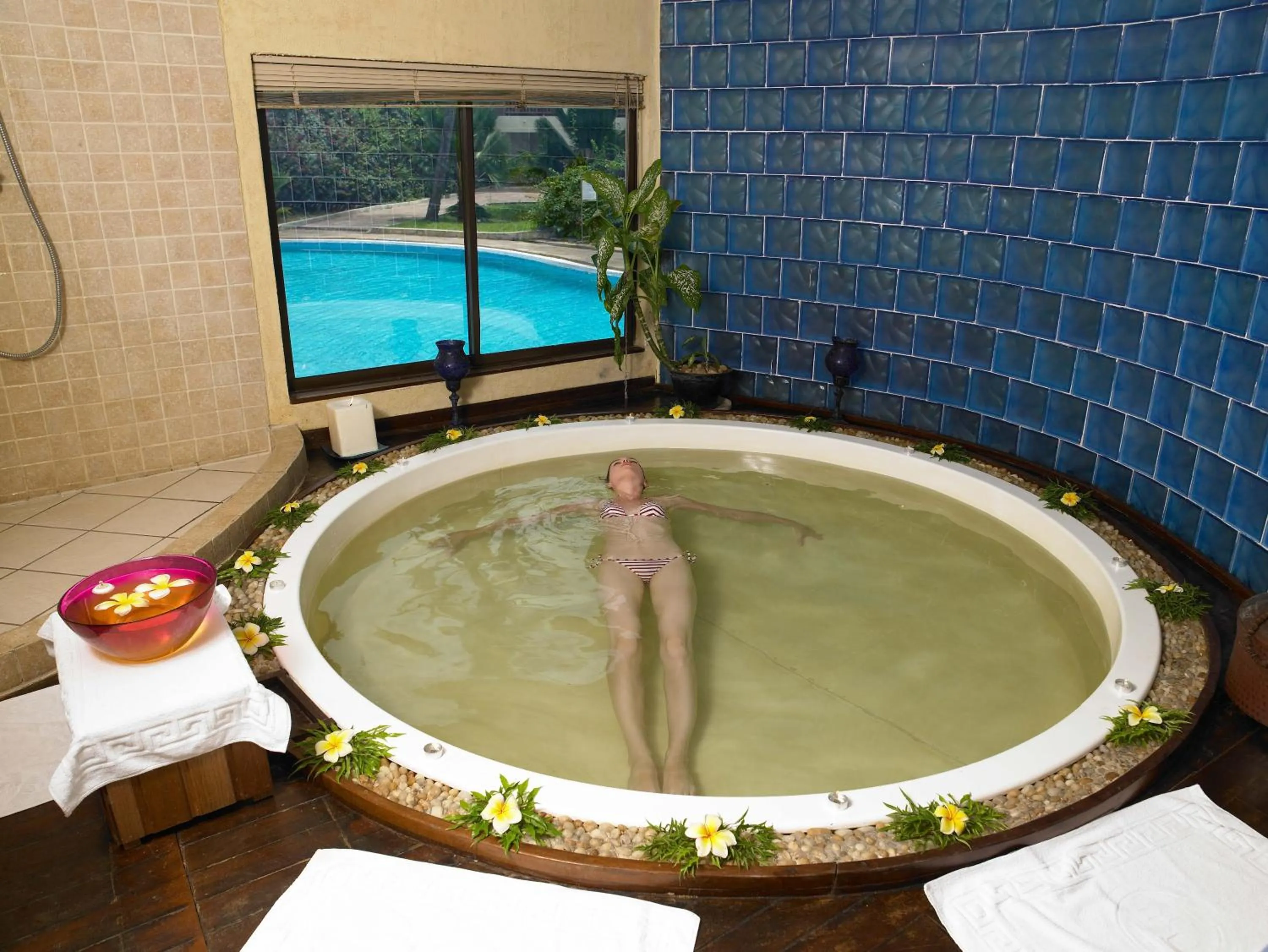 Hot Tub in Diani Reef Beach Resort & Spa - Your Beachfront Bliss Awaits