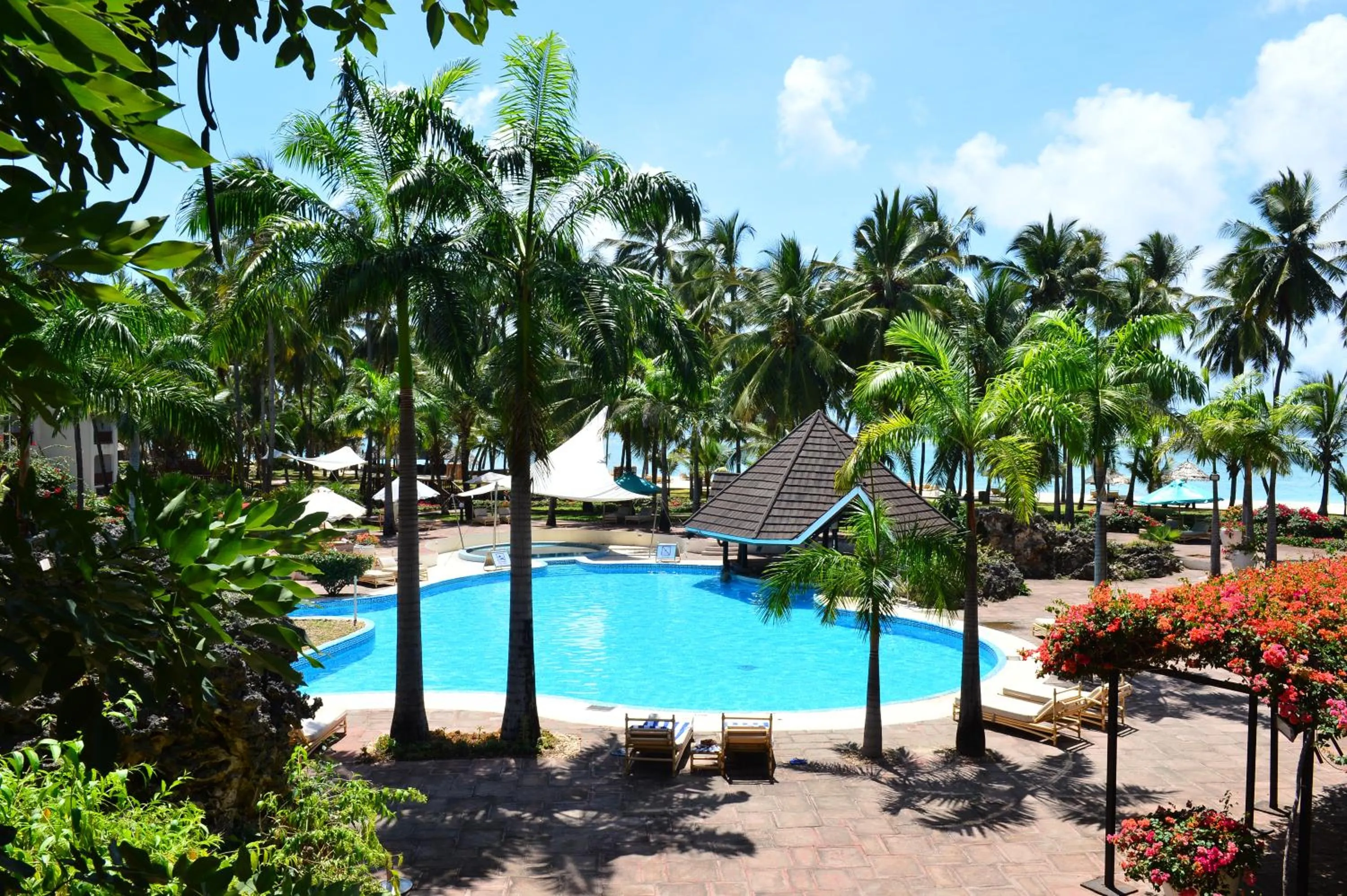 Swimming pool in Diani Reef Beach Resort & Spa - Your Beachfront Bliss Awaits