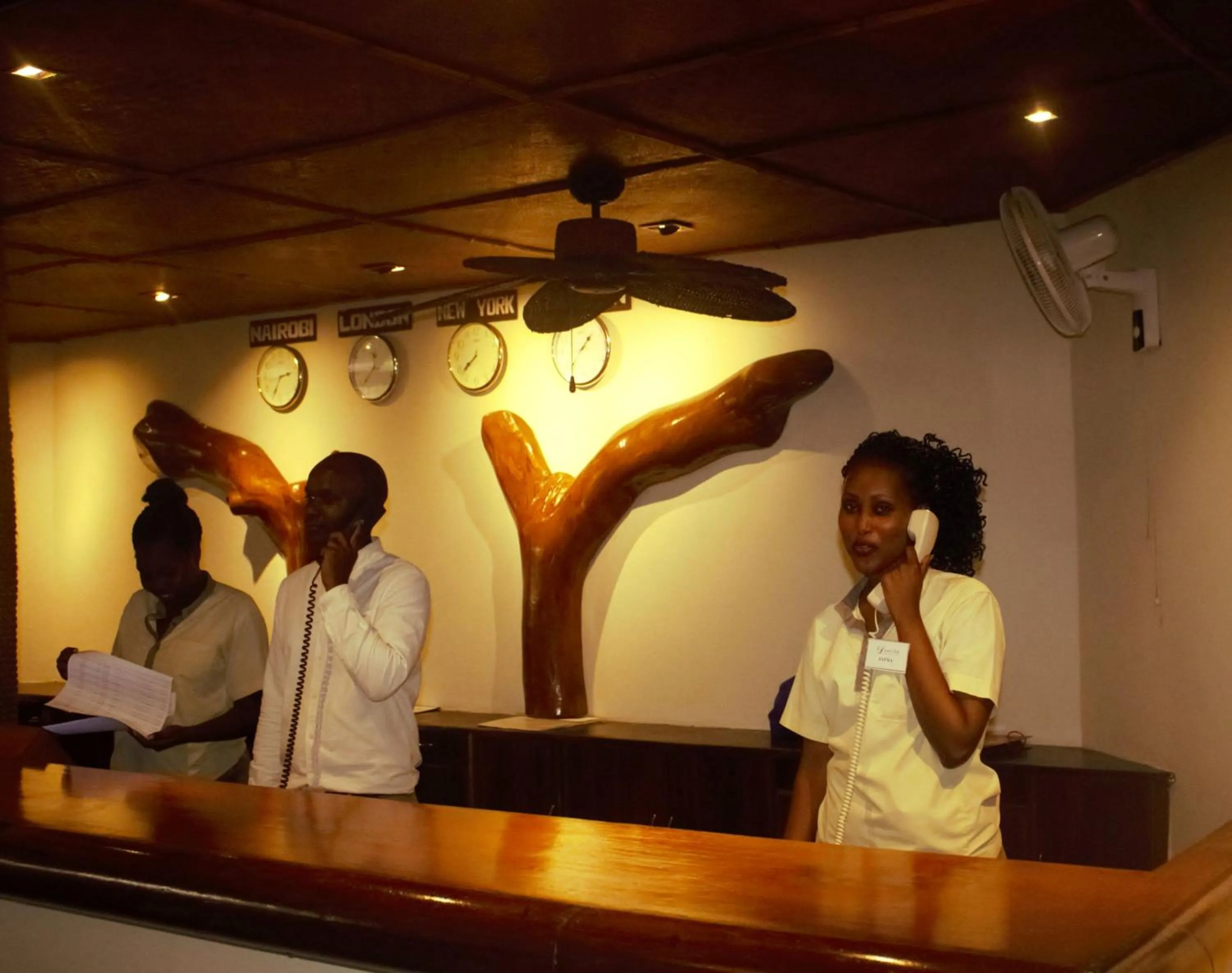 Lobby or reception in Diani Reef Beach Resort & Spa - Your Beachfront Bliss Awaits