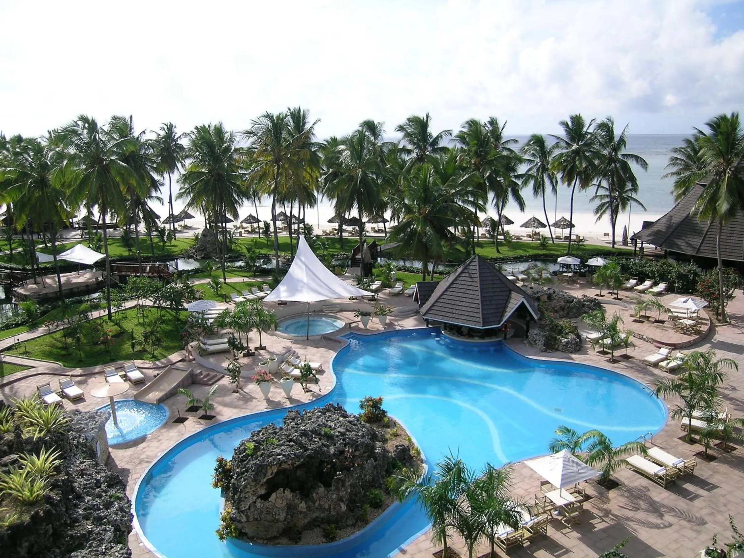Bird's eye view in Diani Reef Beach Resort & Spa - Your Beachfront Bliss Awaits