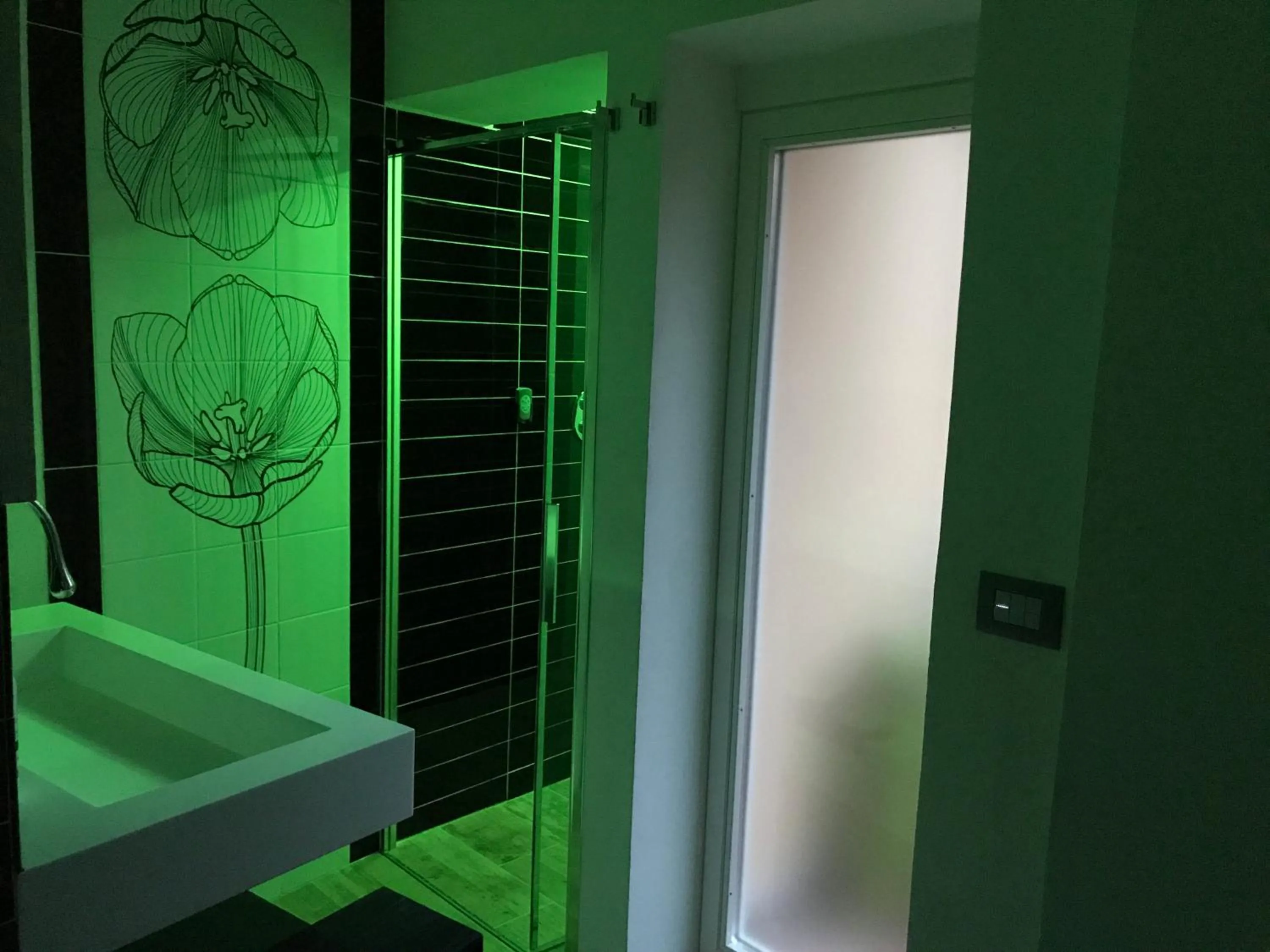 Shower in Fonte Gaia Experience