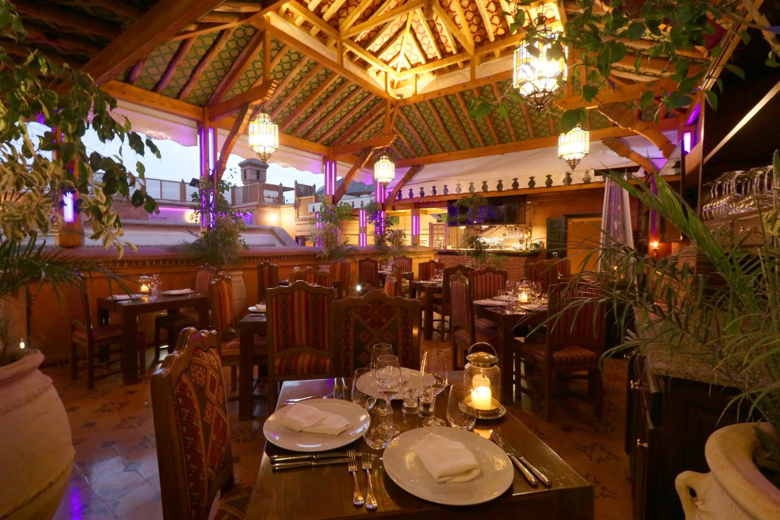Restaurant/places to eat in Riad Omara al Kasbah