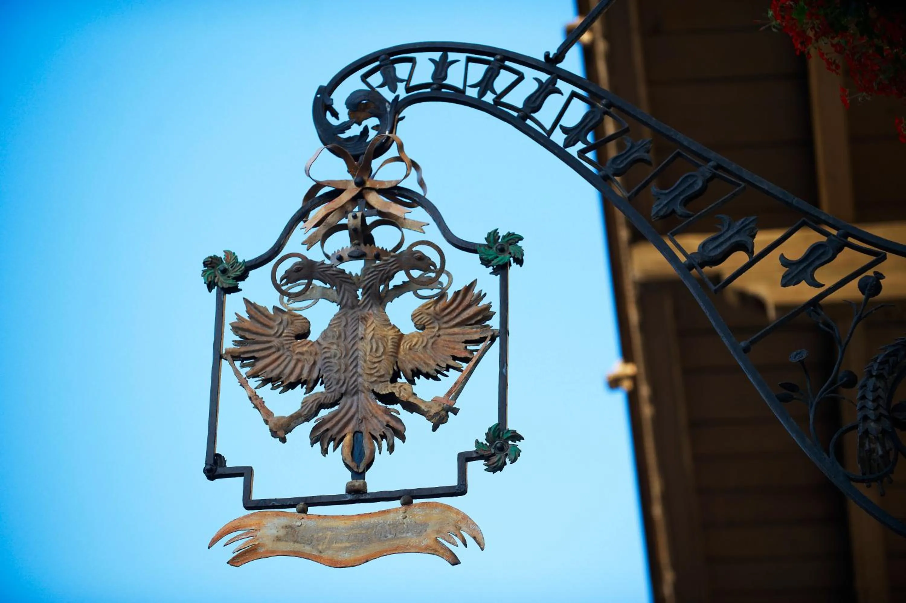 Decorative detail in Hotel Goldener Adler Wattens