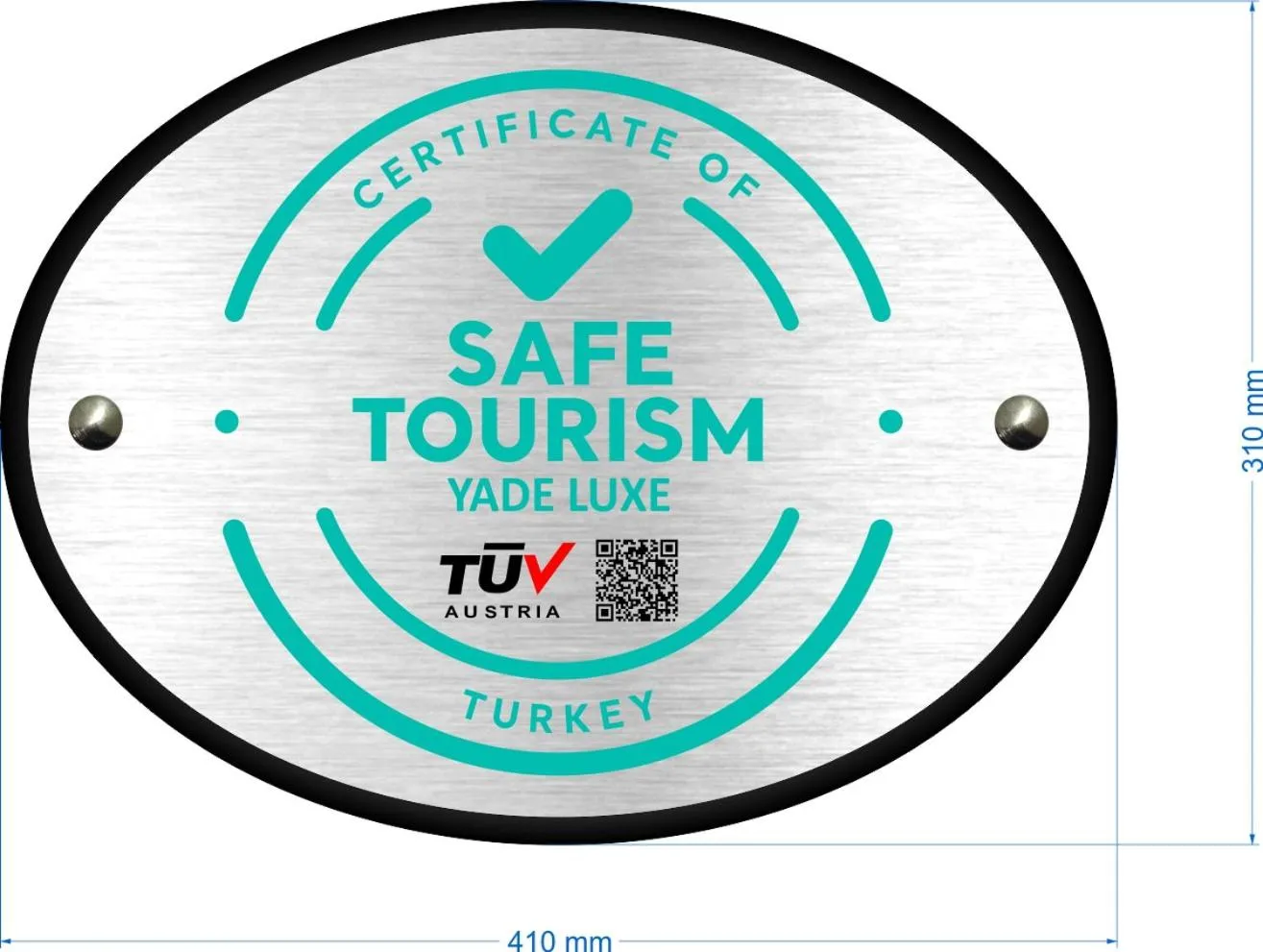 Certificate/Award in Yade Luxe Hotel