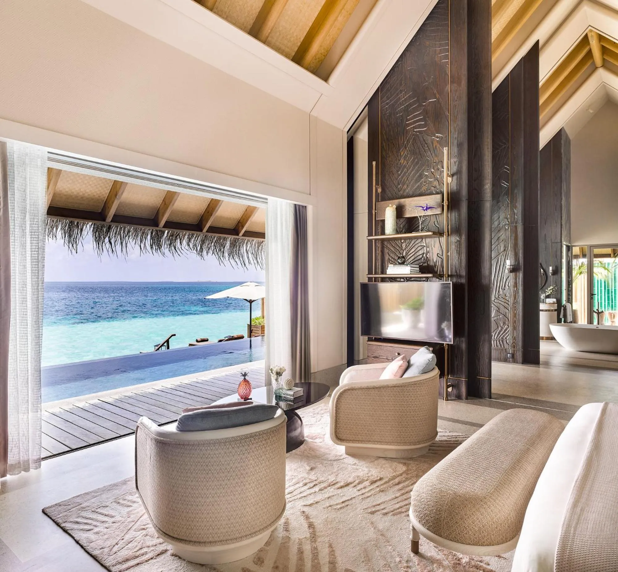 Living room in JOALI Maldives