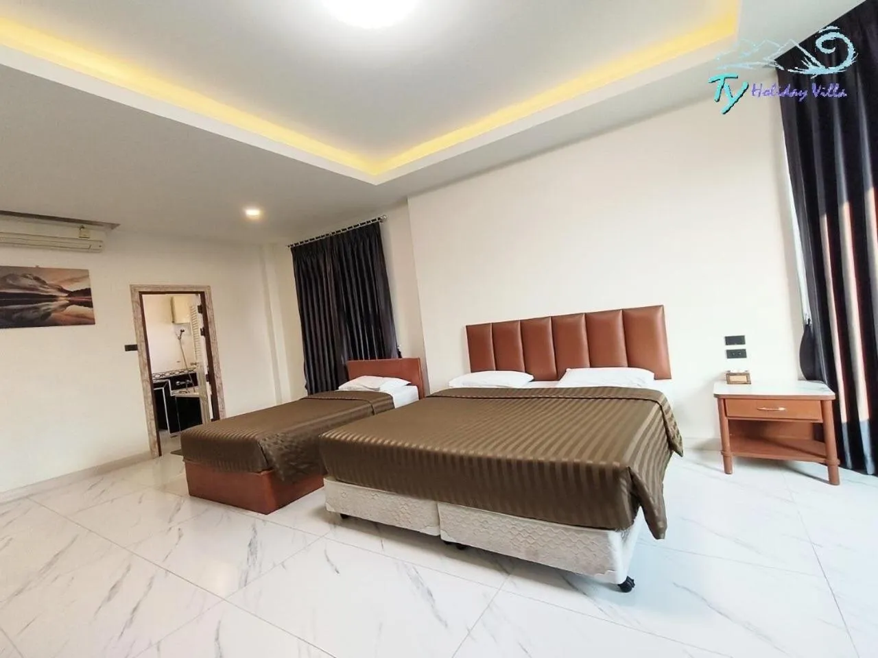 Bed in TY Holiday Resort