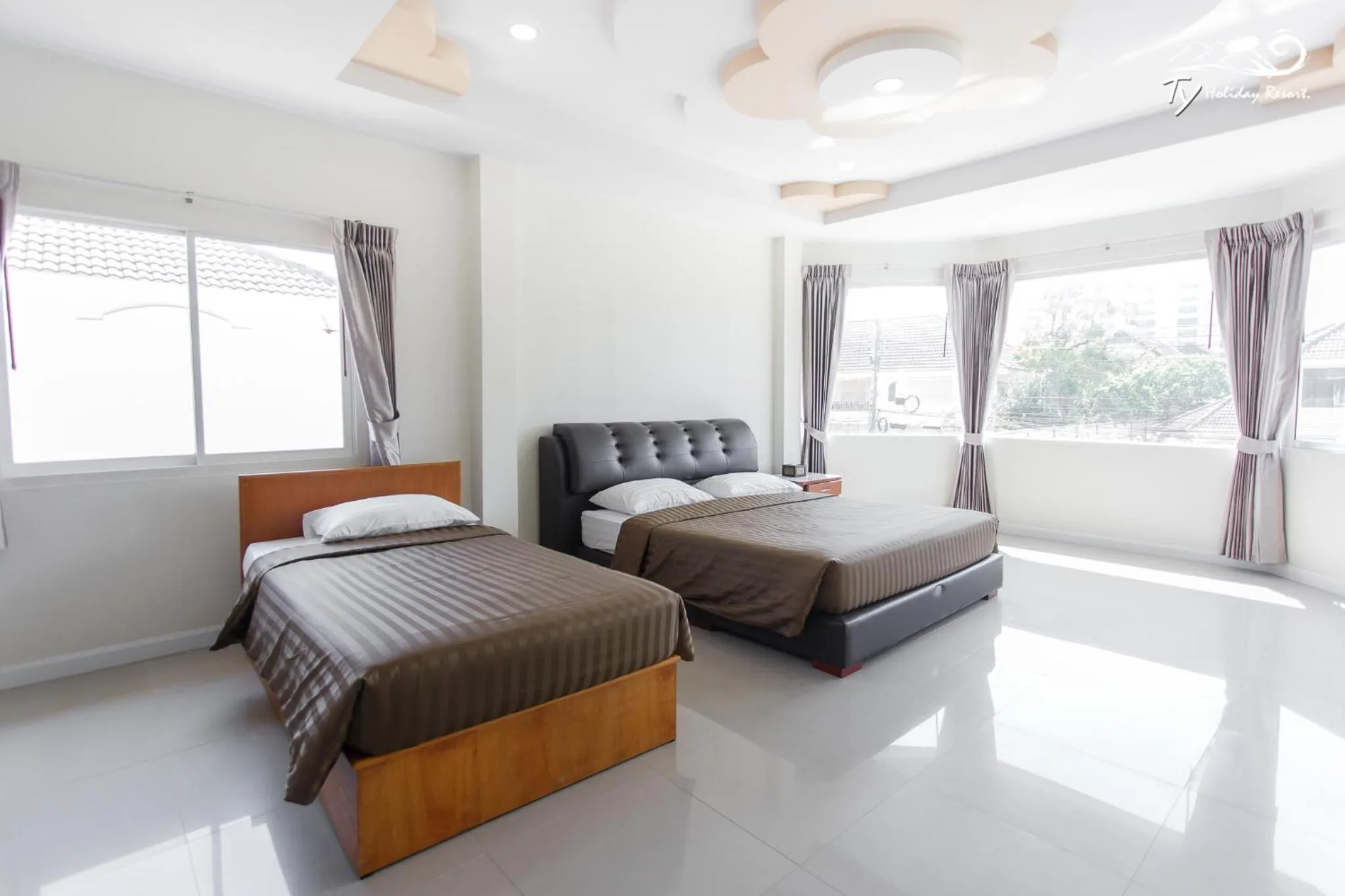 Bed in TY Holiday Resort