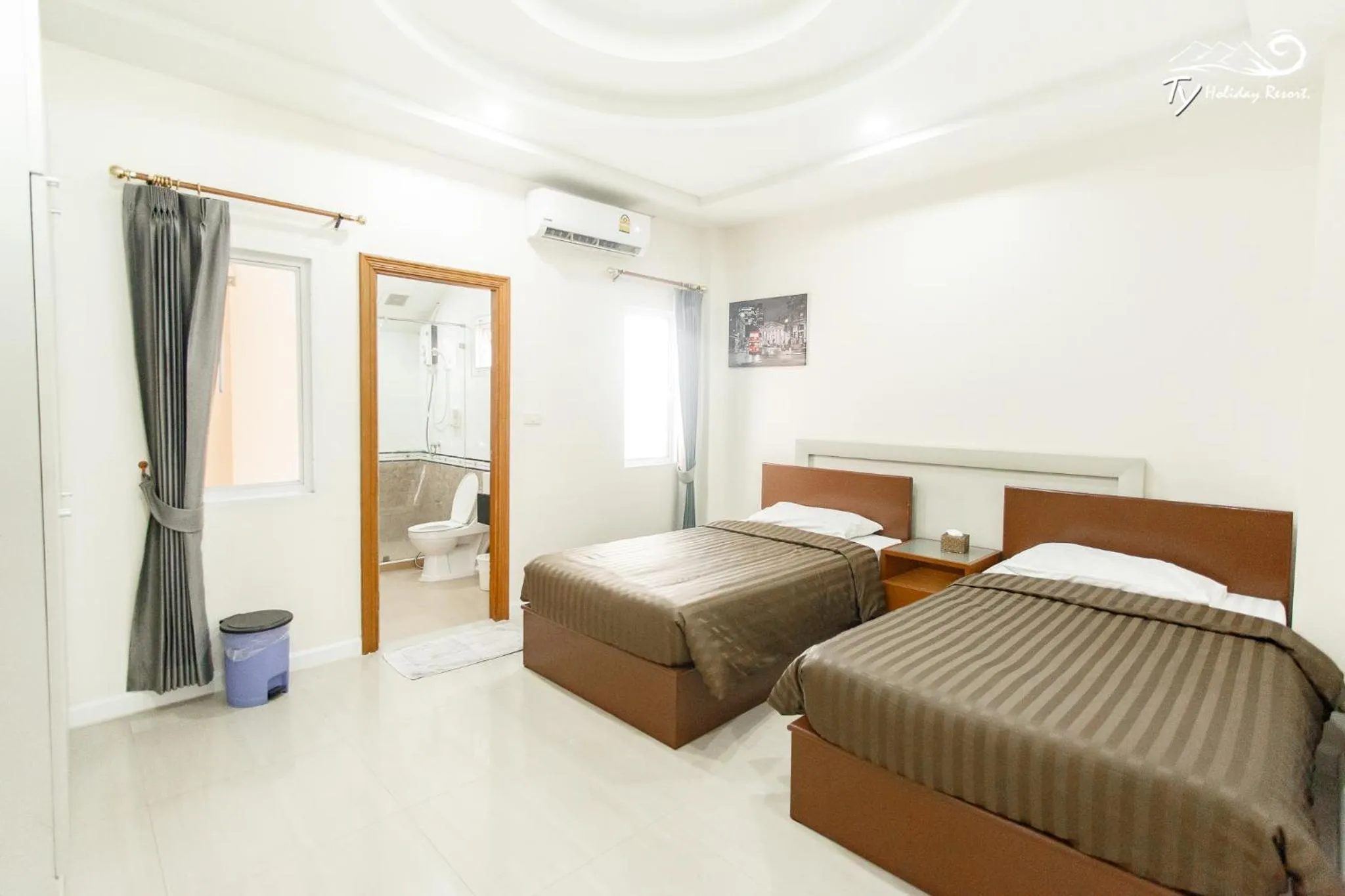 Bed in TY Holiday Resort