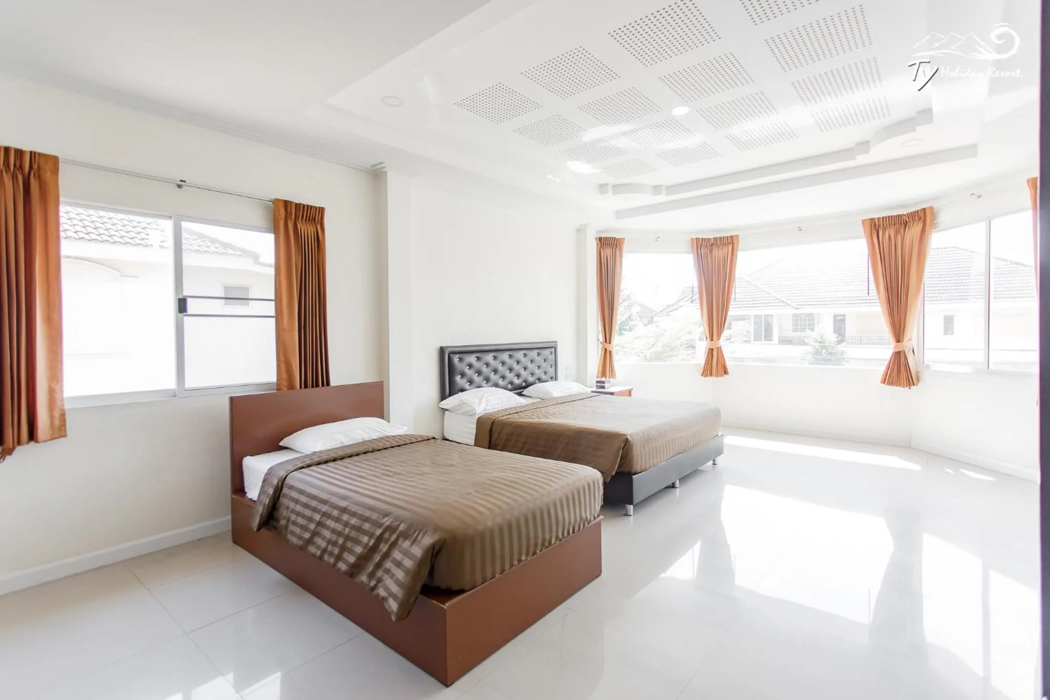 Bed in TY Holiday Resort