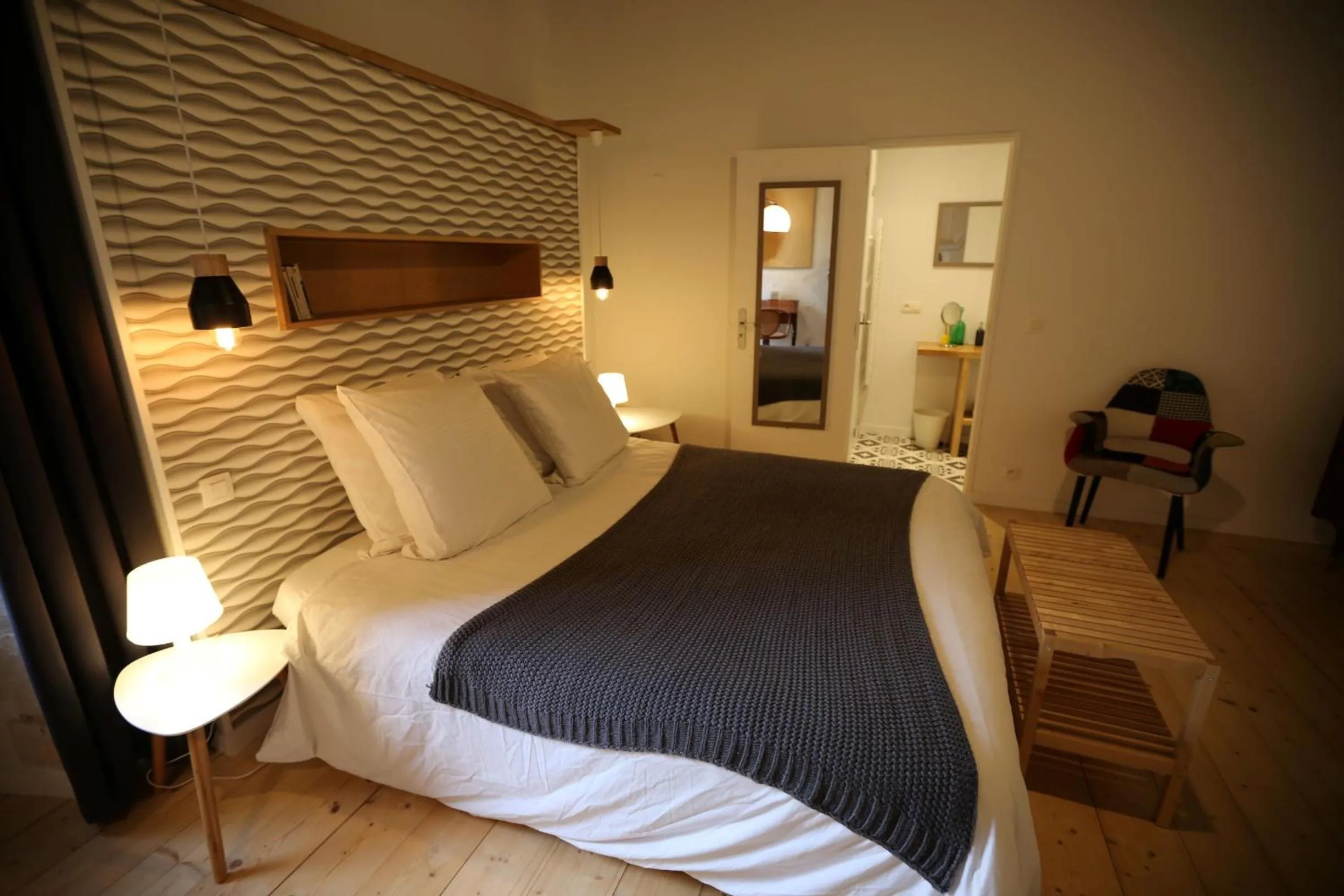 Bed in Chateau Saint Martin B&B