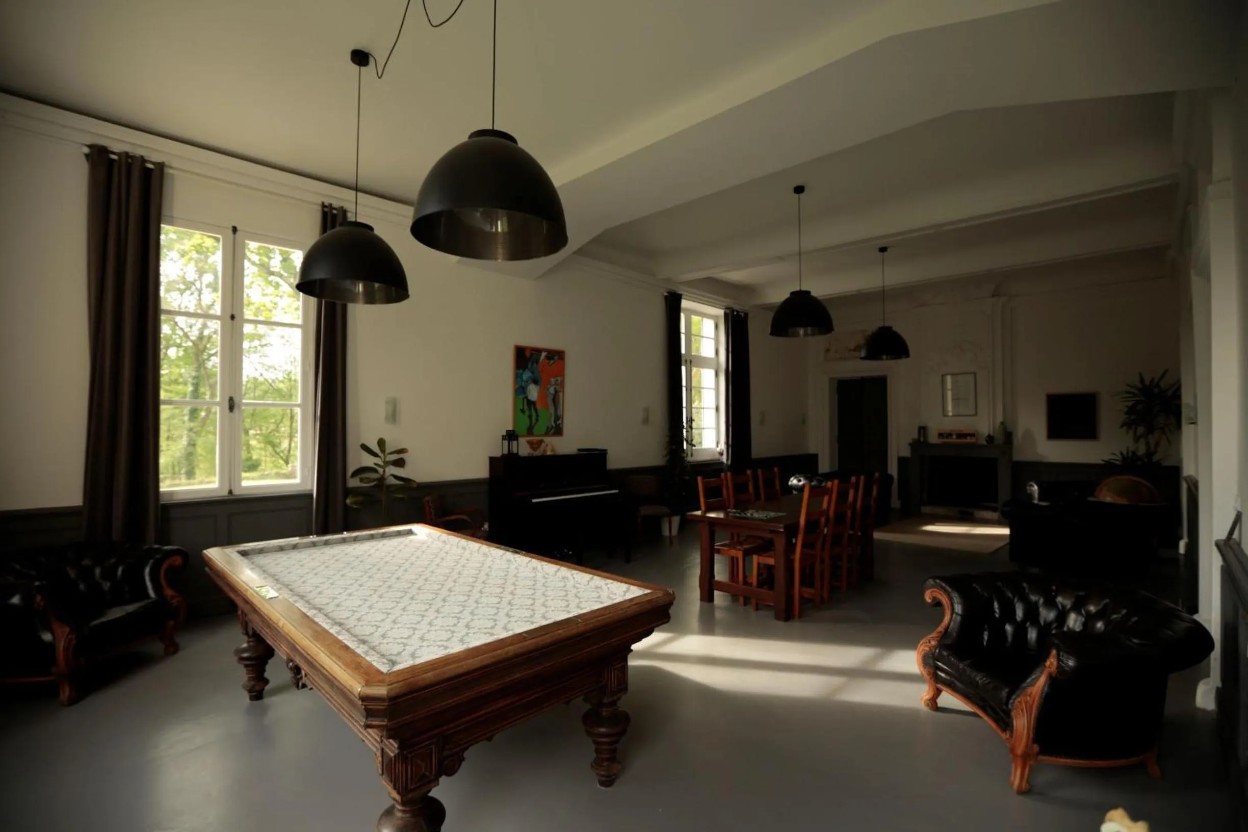 Living room in Chateau Saint Martin B&B