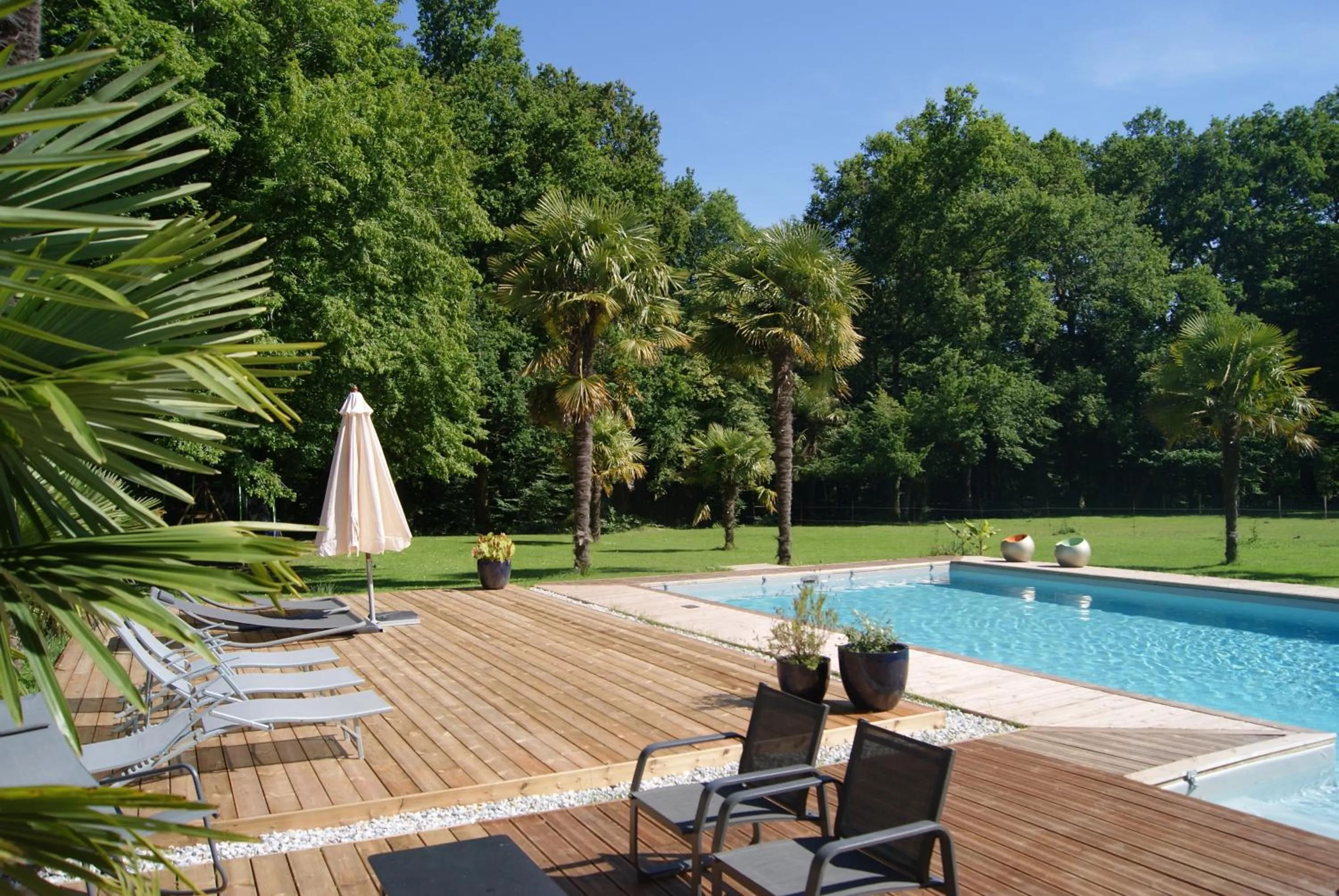 Swimming pool in Chateau Saint Martin B&B