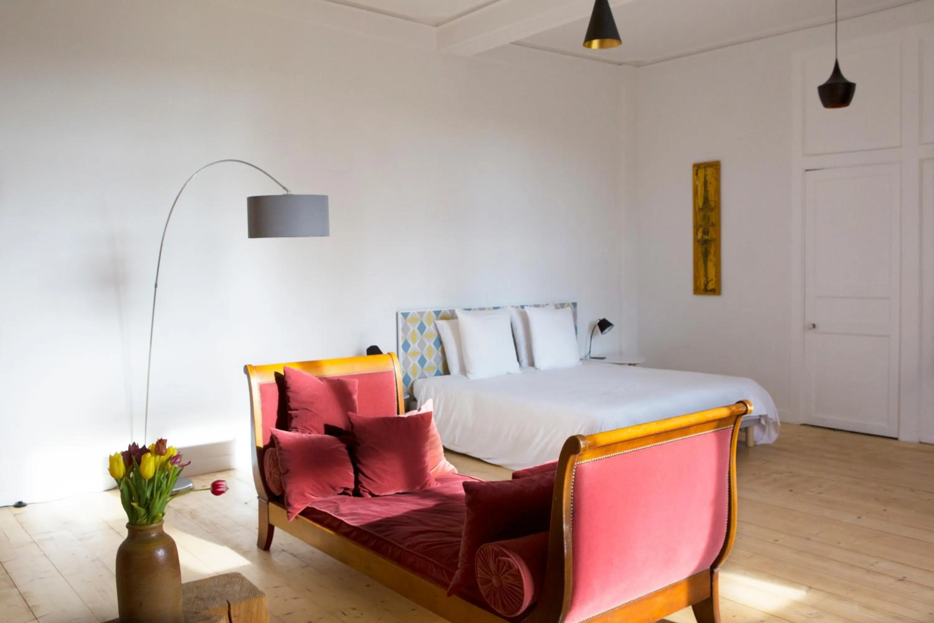 Bed in Chateau Saint Martin B&B