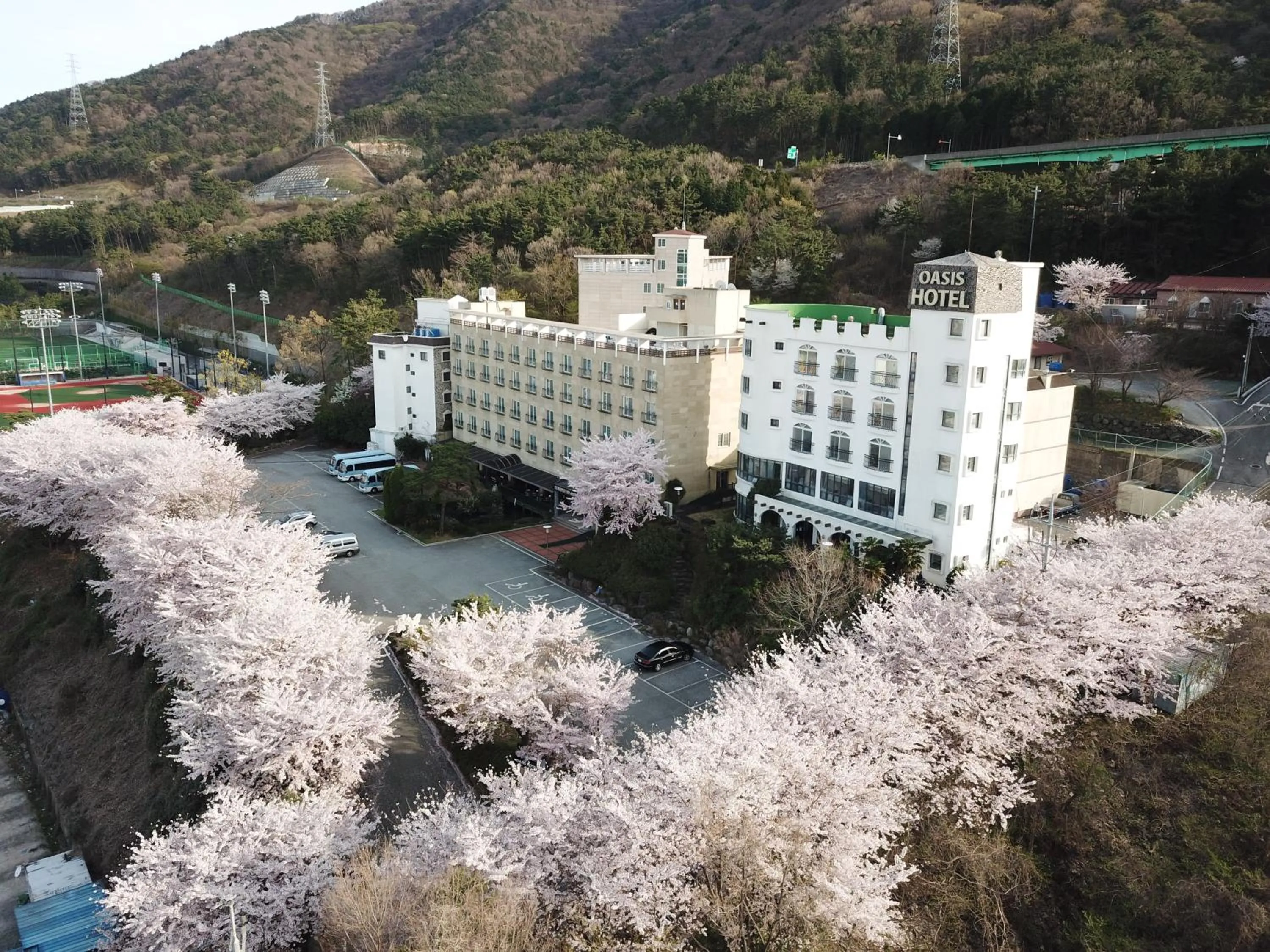 Bird's eye view in Geoje Oasis Hotel
