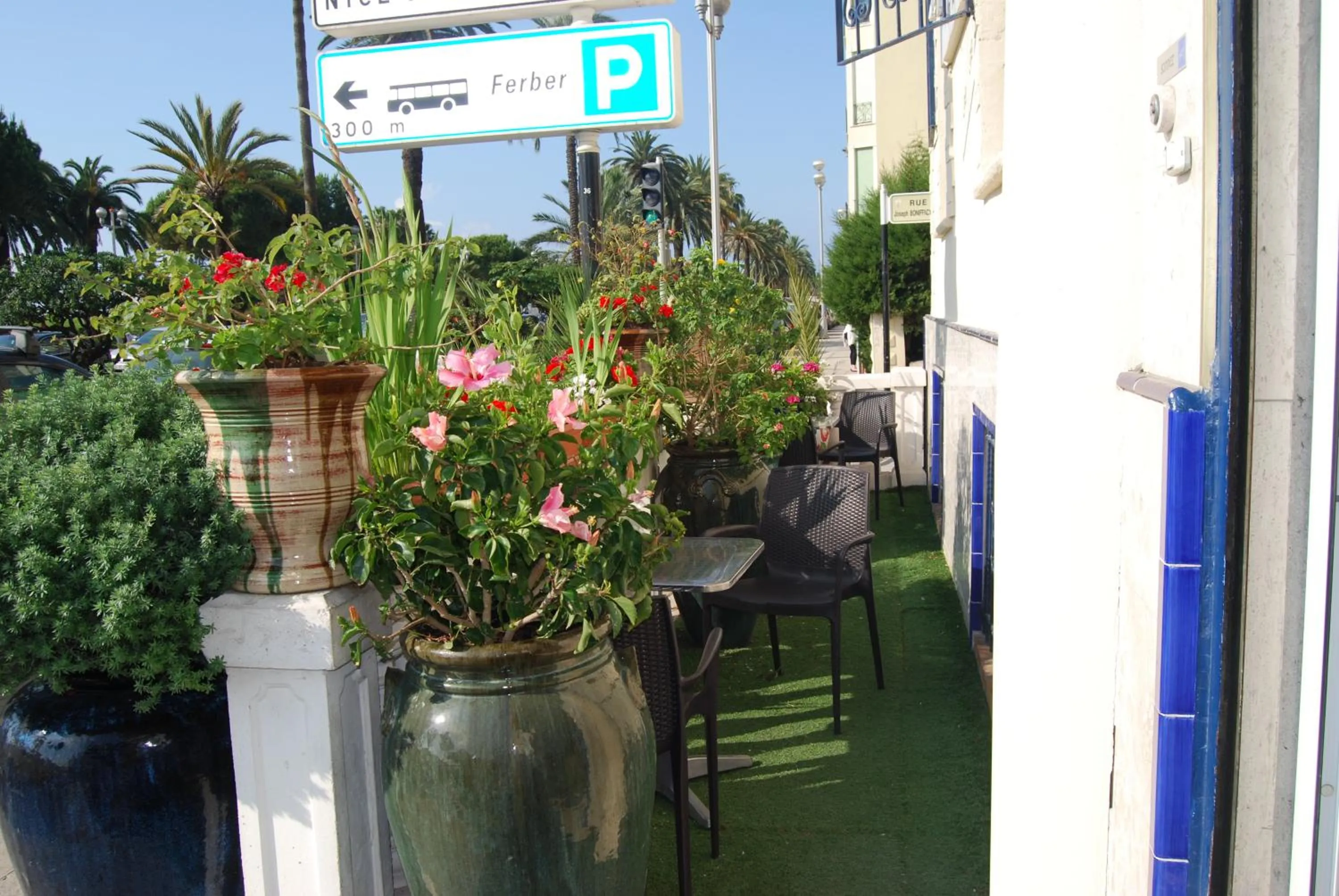 Balcony/Terrace in Hôtel Azur
