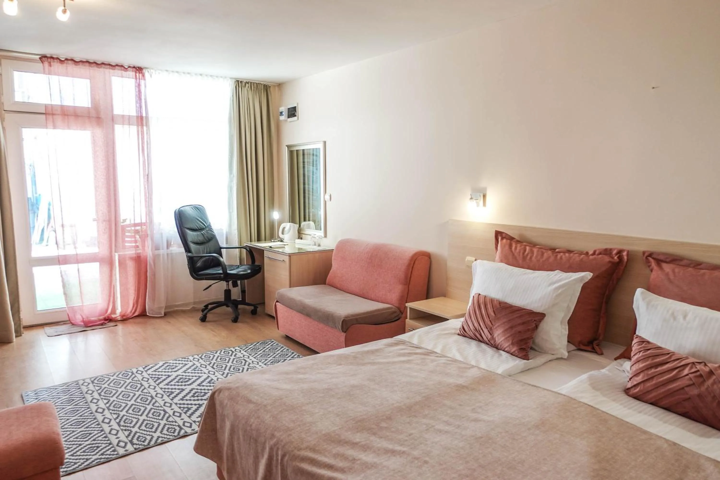 Bed in Hotel Acropolis