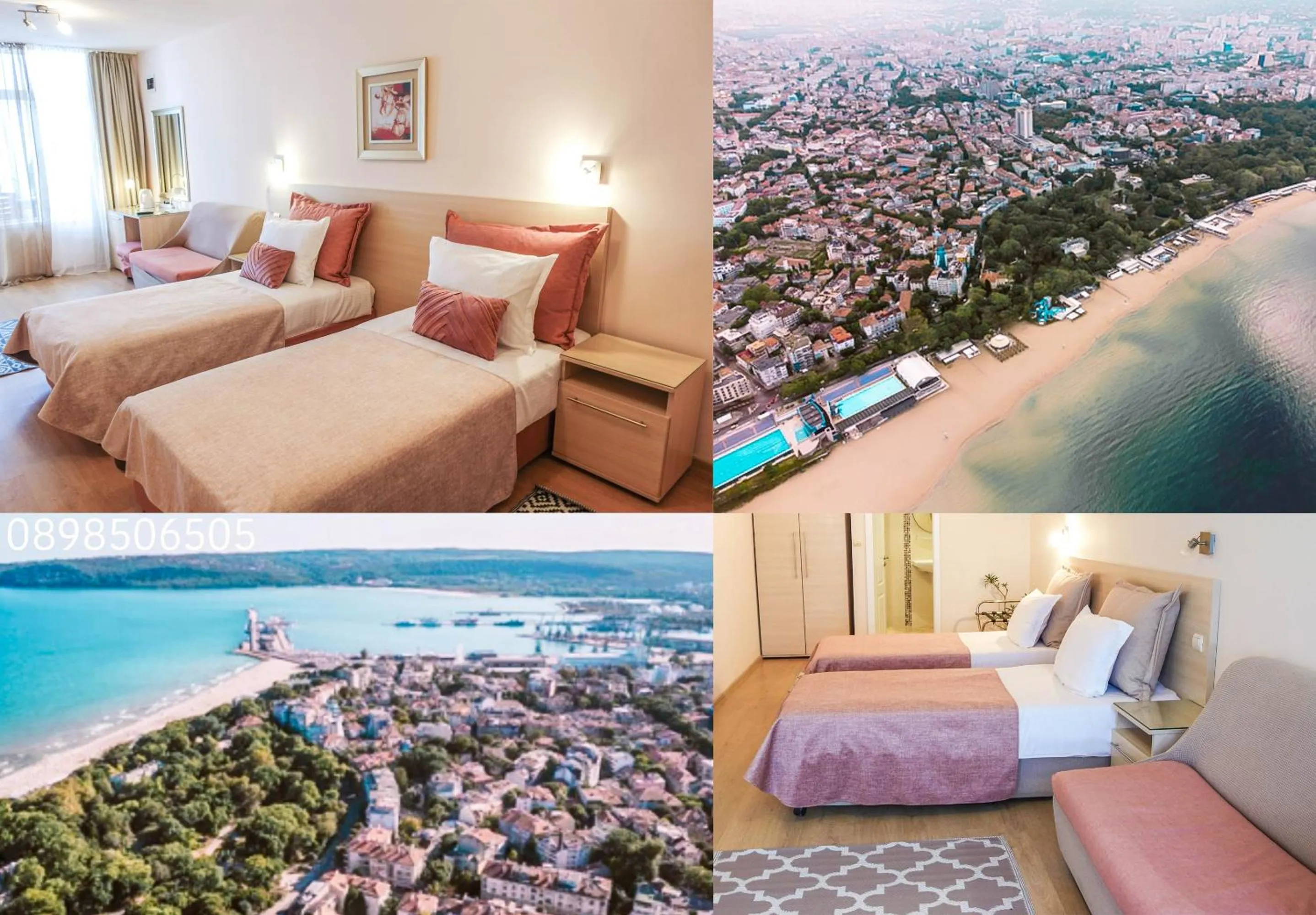 Bed in Hotel Acropolis