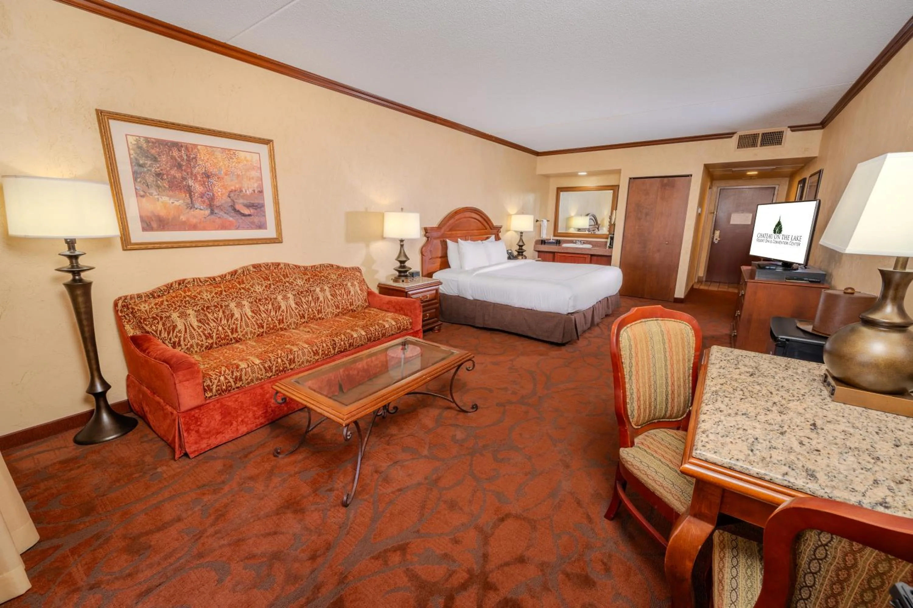 Bedroom, Bed in Chateau on the Lake Resort Spa and Convention Center