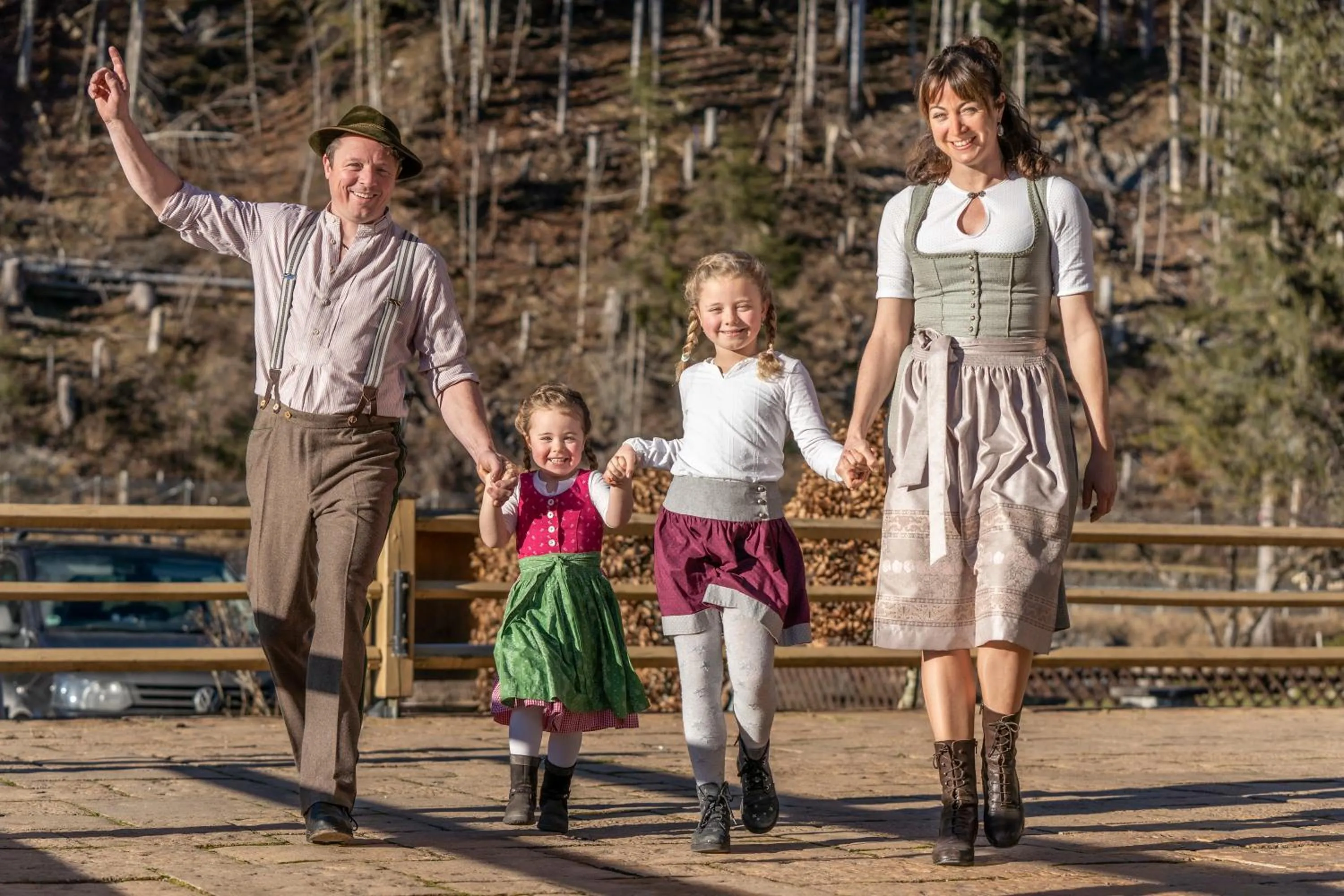 Family in LandererMühle