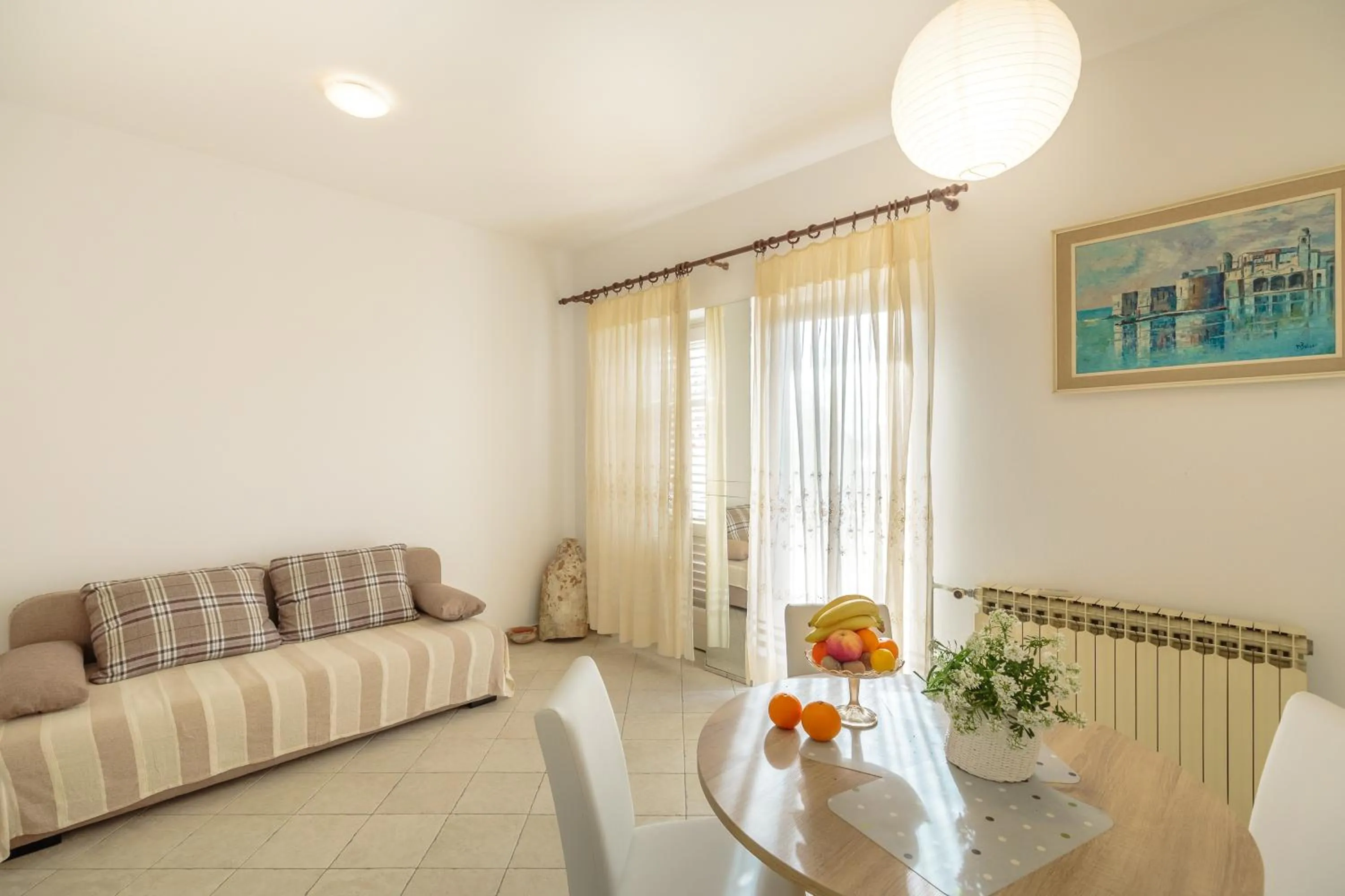Seating area in Music Apartment