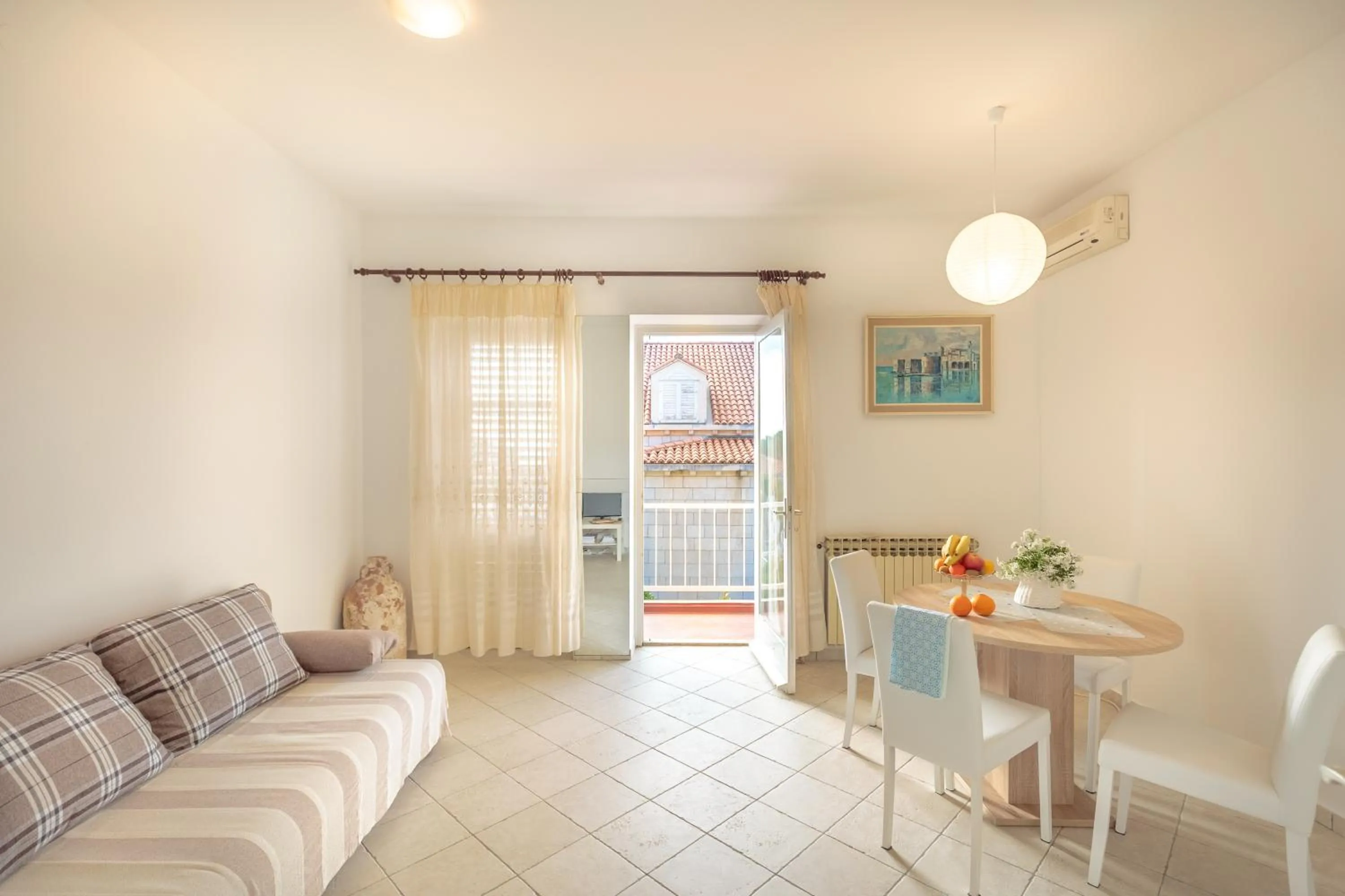 Seating area in Music Apartment
