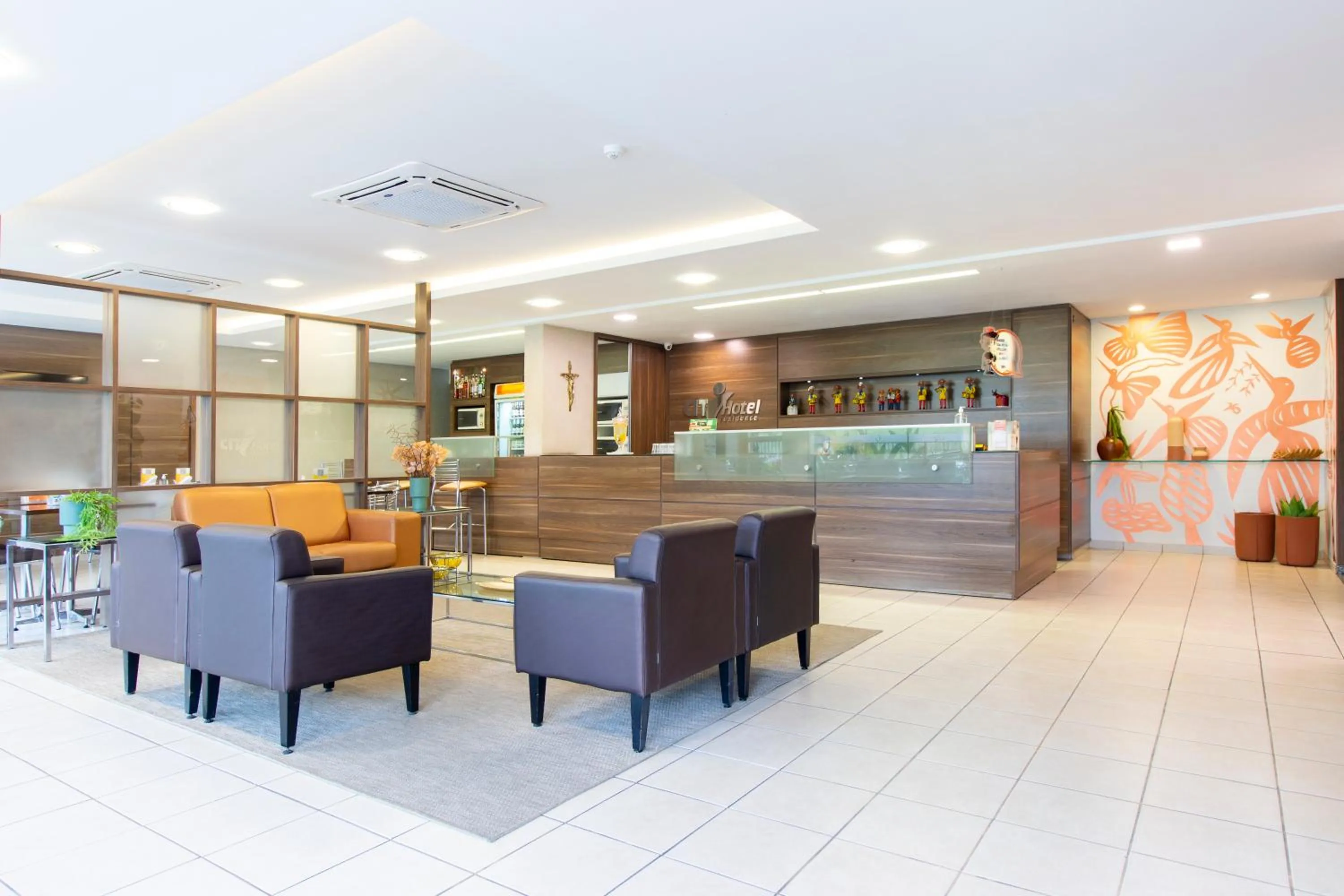 Lobby or reception in Citi Hotel Residence Caruaru