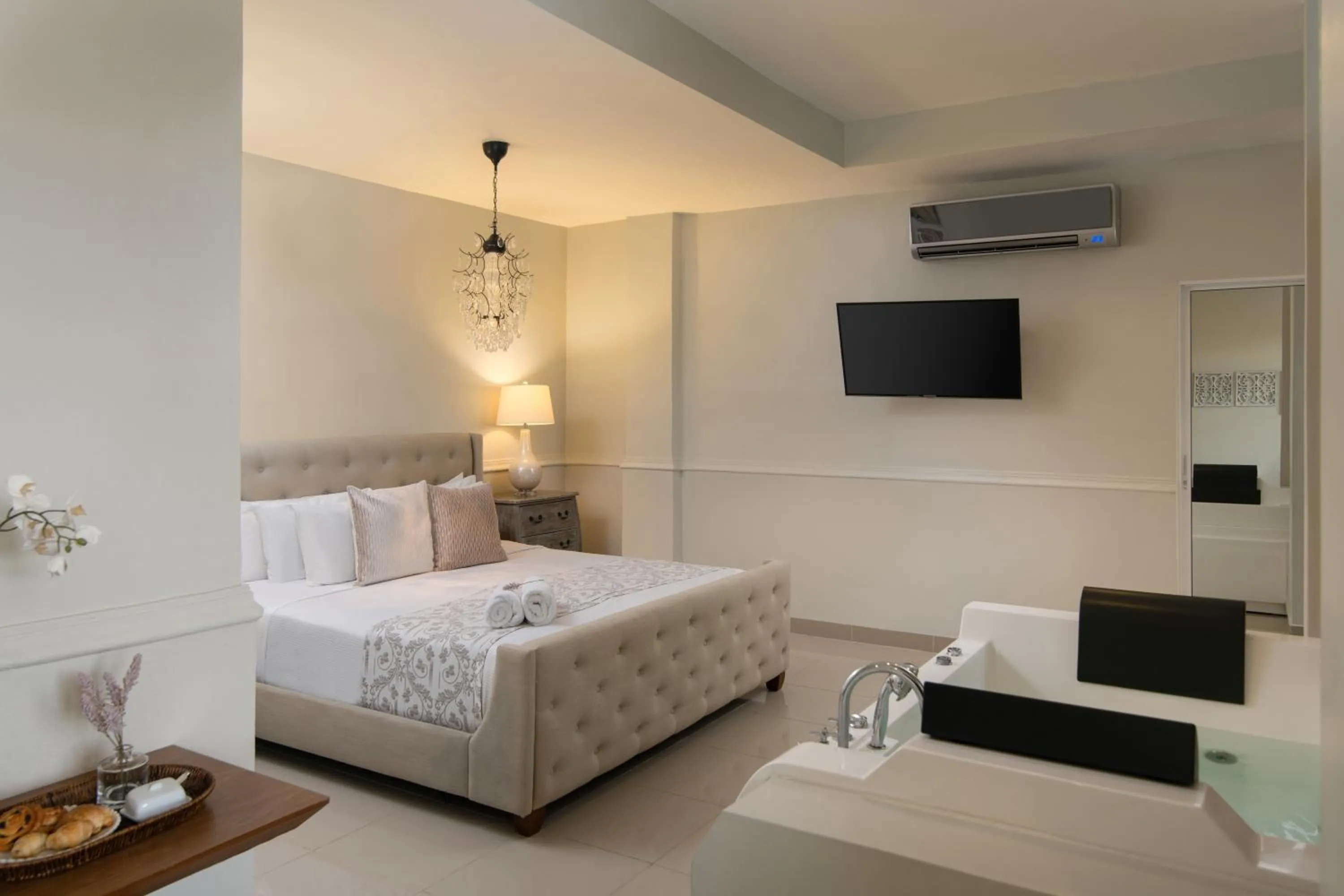 Bed in Hodelpa Caribe Colonial