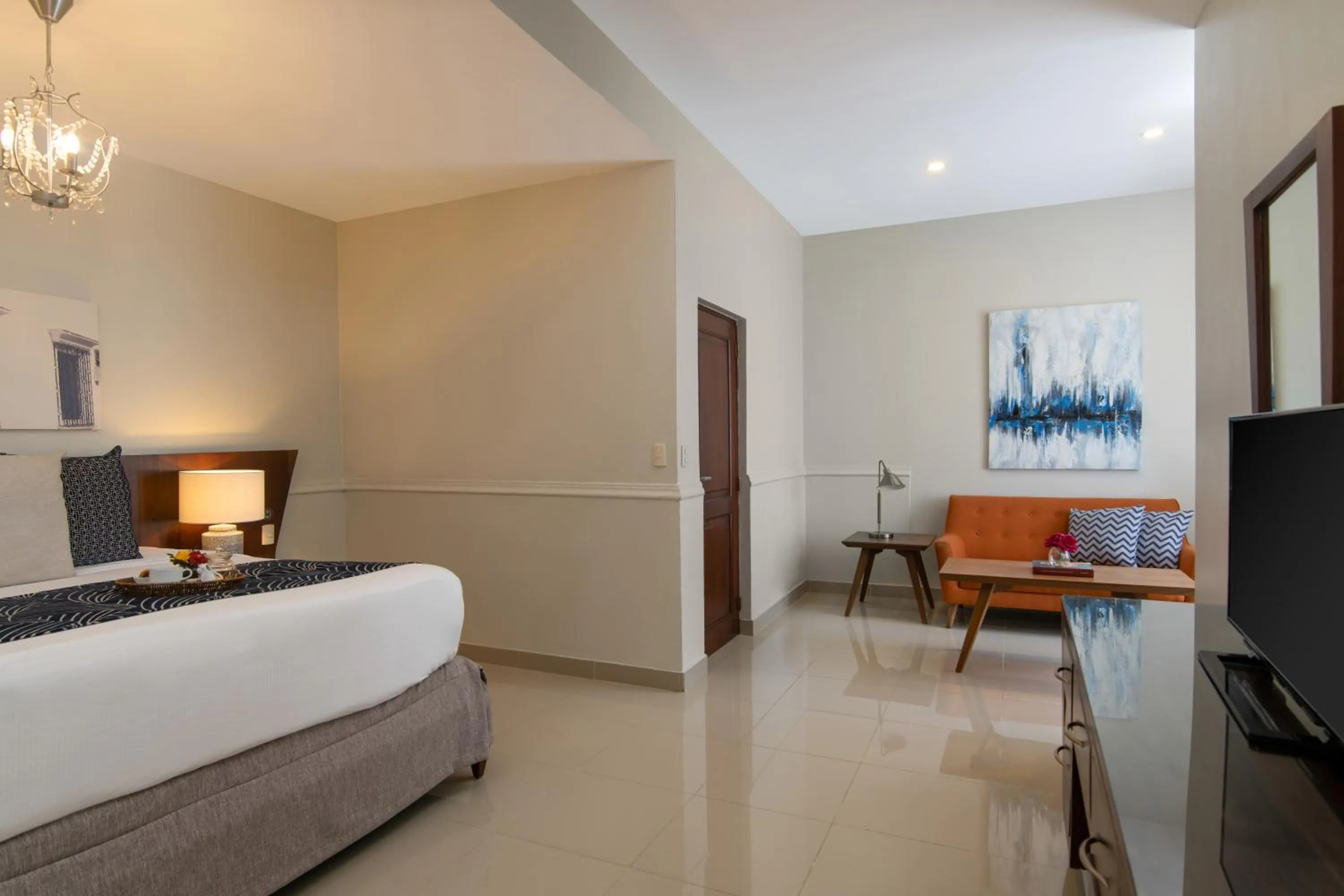 Bed in Hodelpa Caribe Colonial