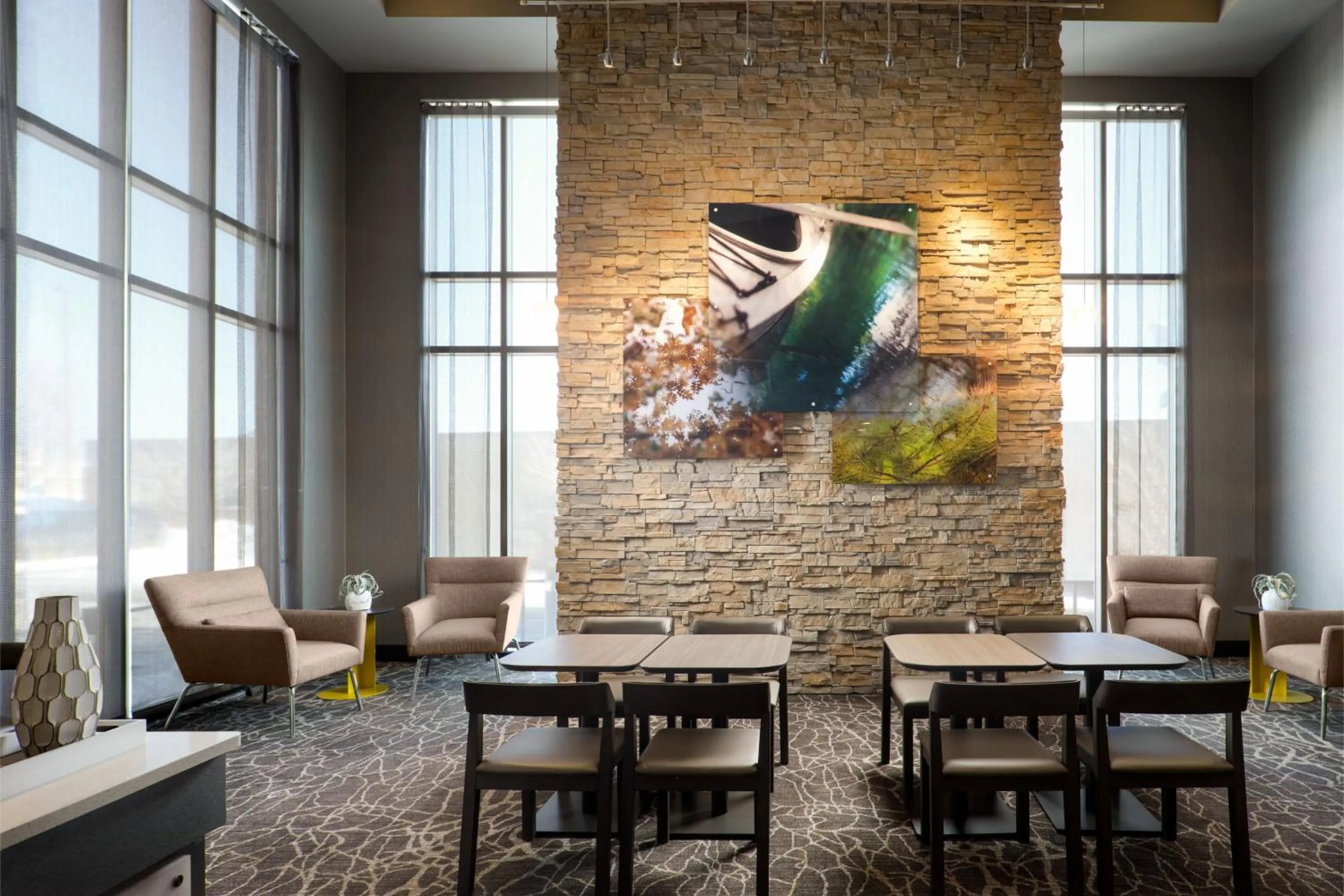 Lobby or reception in SpringHill Suites Minneapolis-St. Paul Airport/Mall Of America