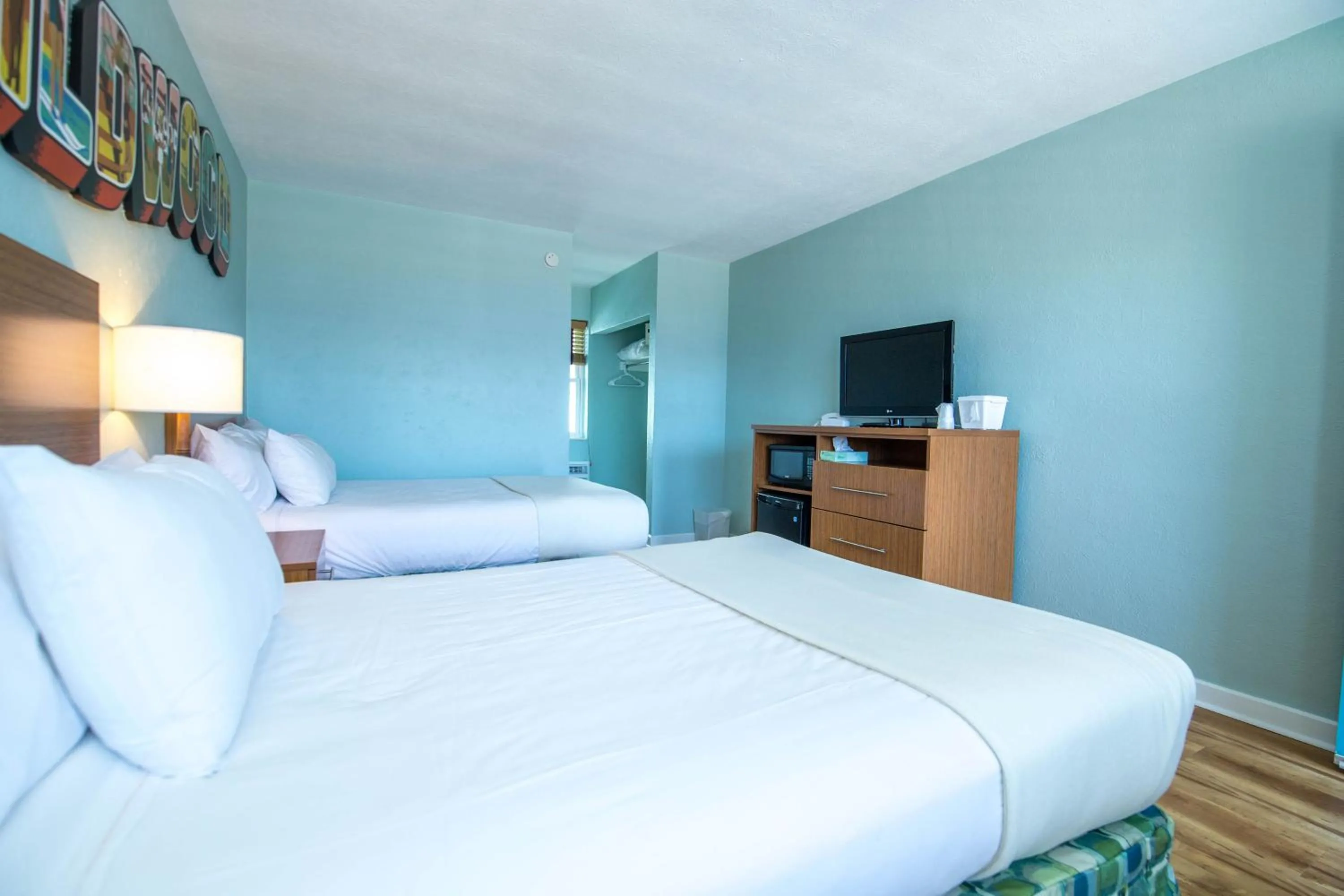 Bed in Blue Palms Resort