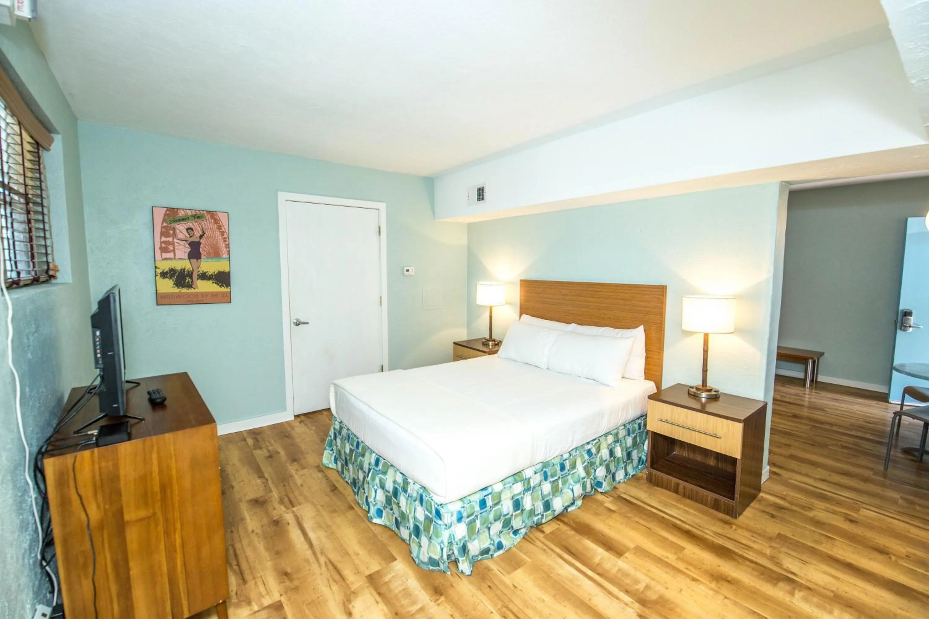 Bed in Blue Palms Resort