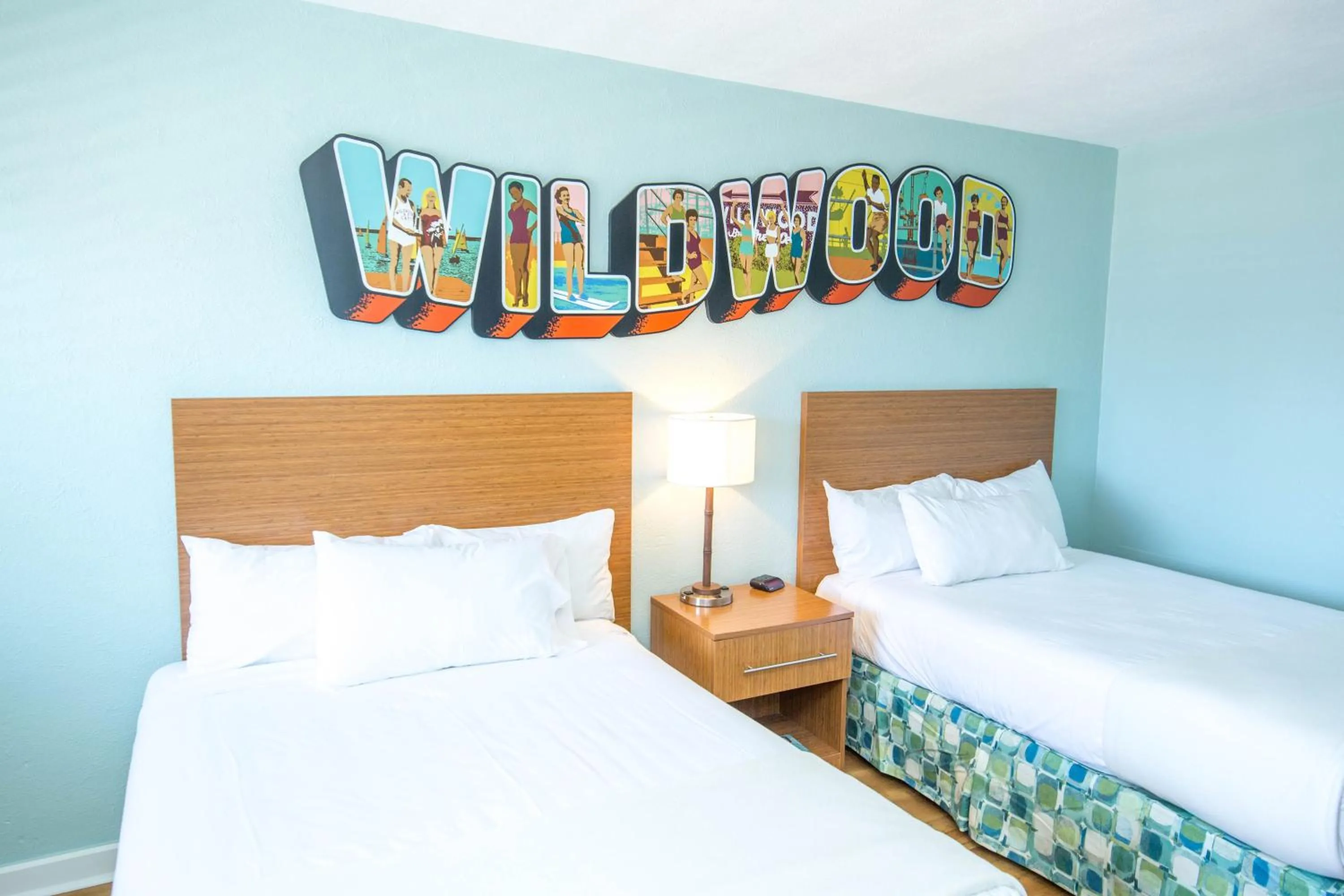 Bed in Blue Palms Resort