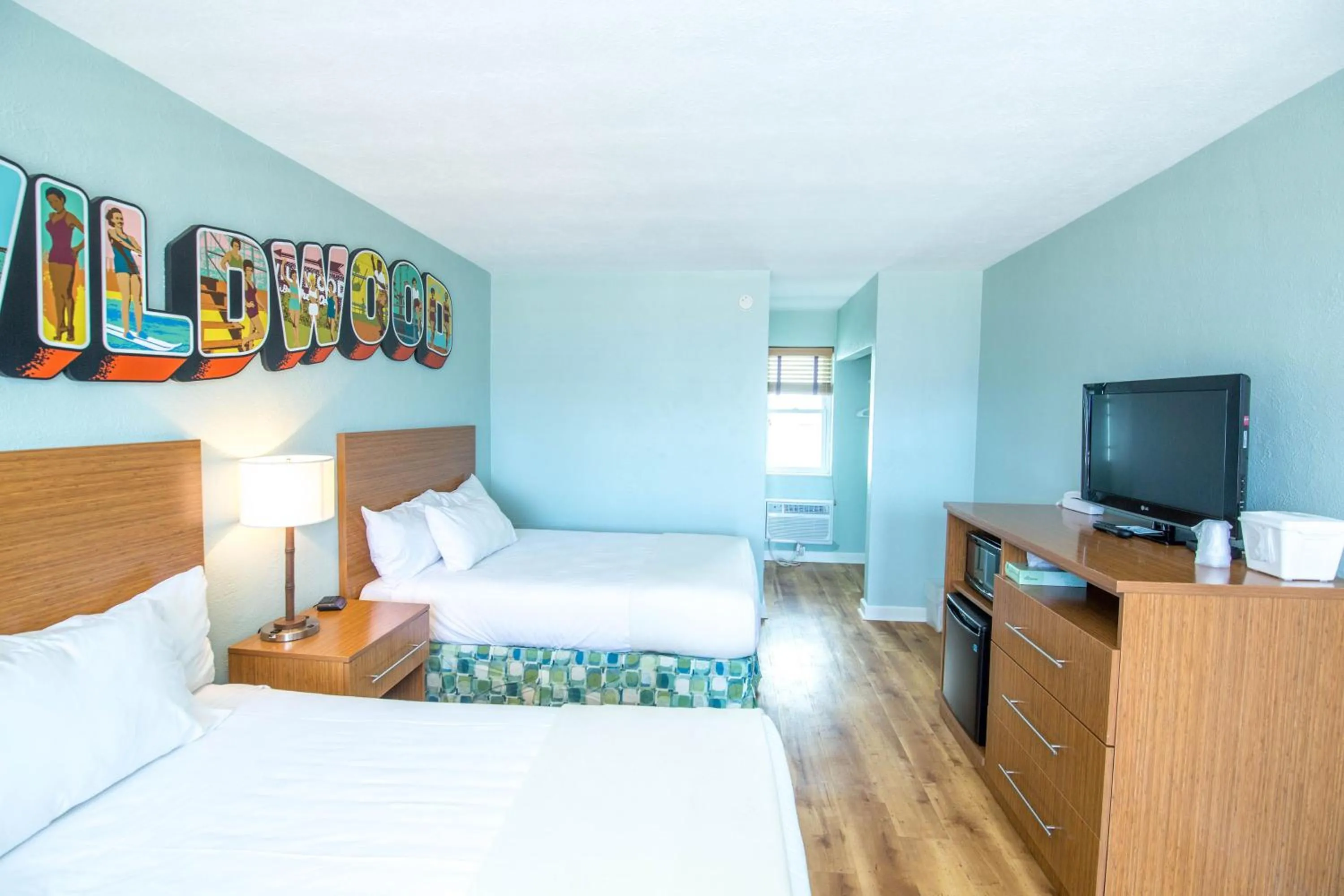 Bed in Blue Palms Resort