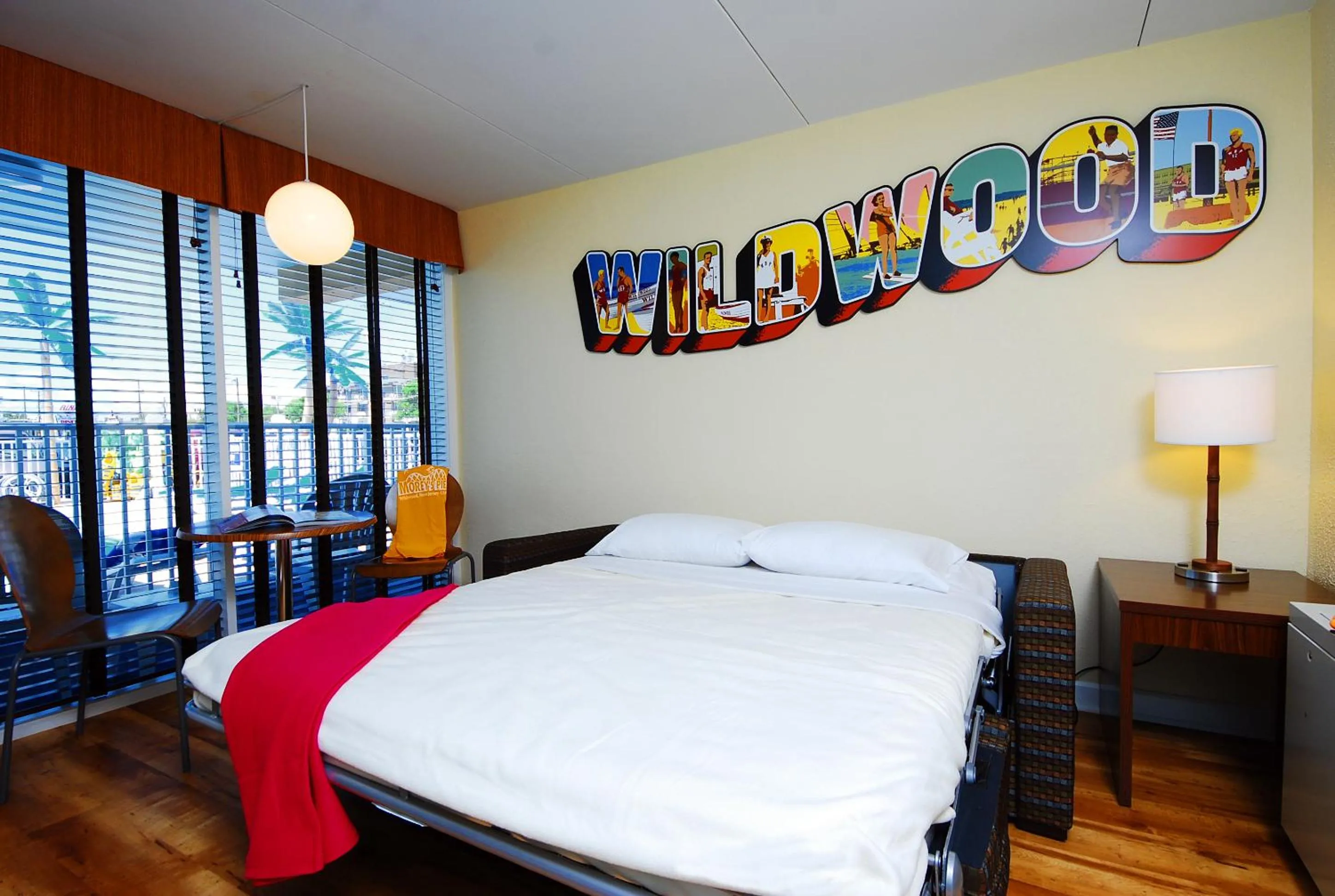 Bed in Blue Palms Resort