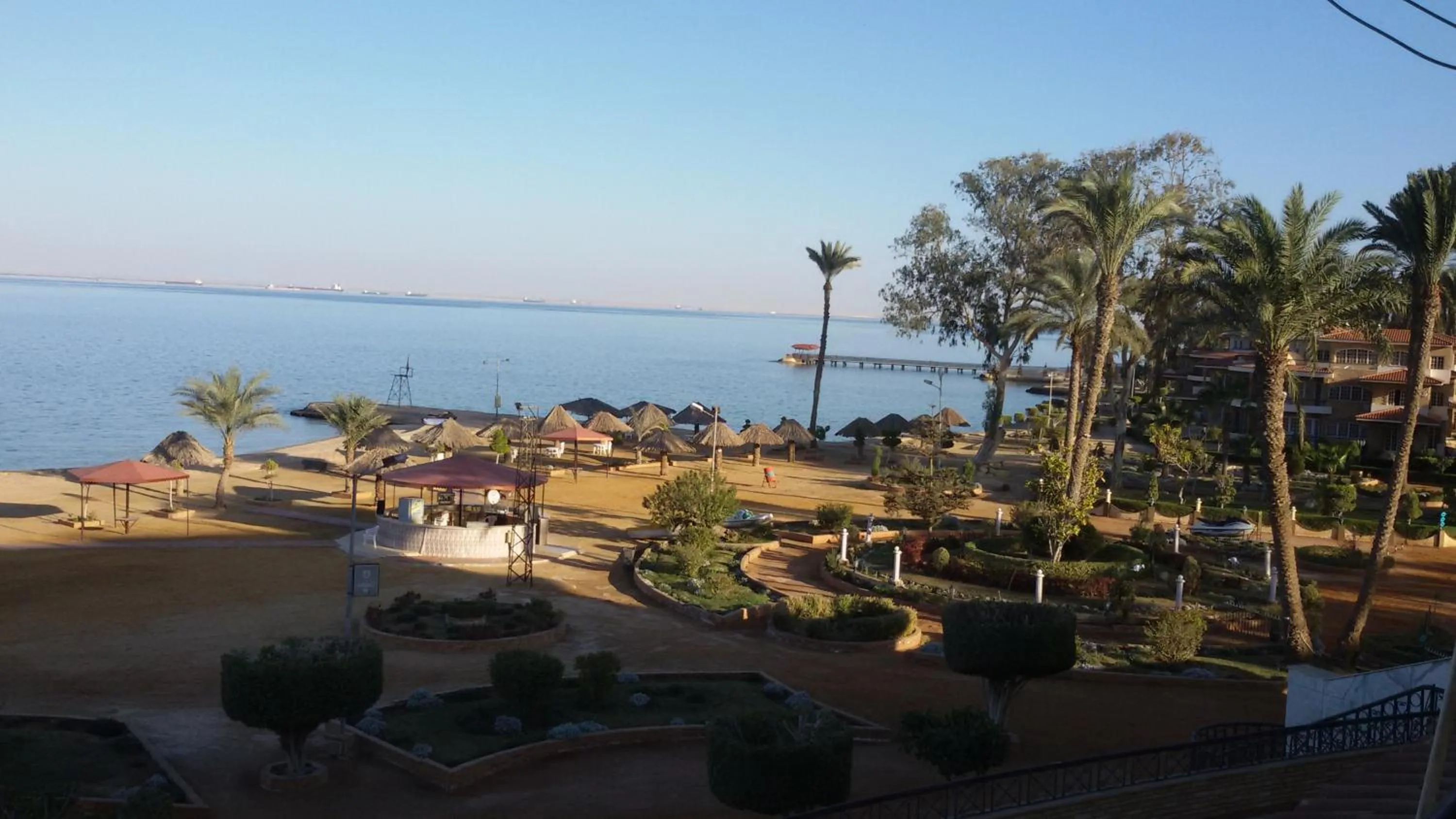 Beach in Fayed Armed Forces Hotel