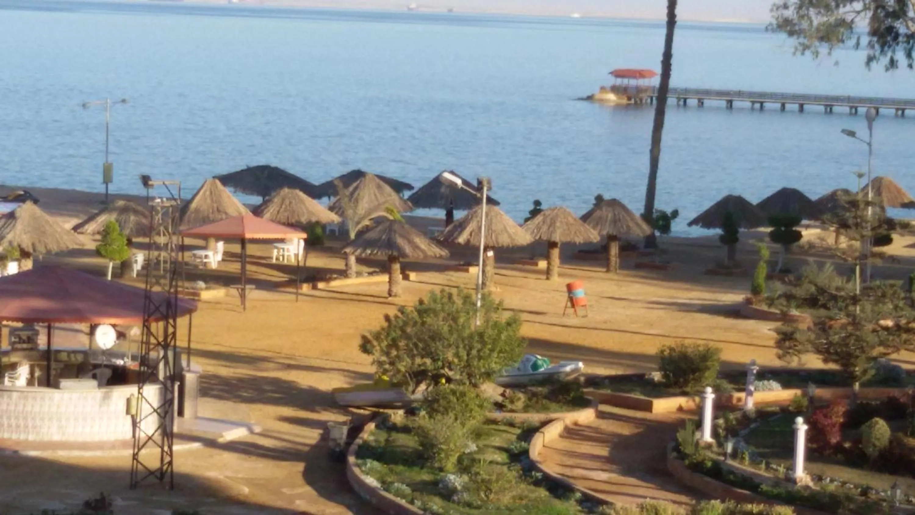 Beach in Fayed Armed Forces Hotel