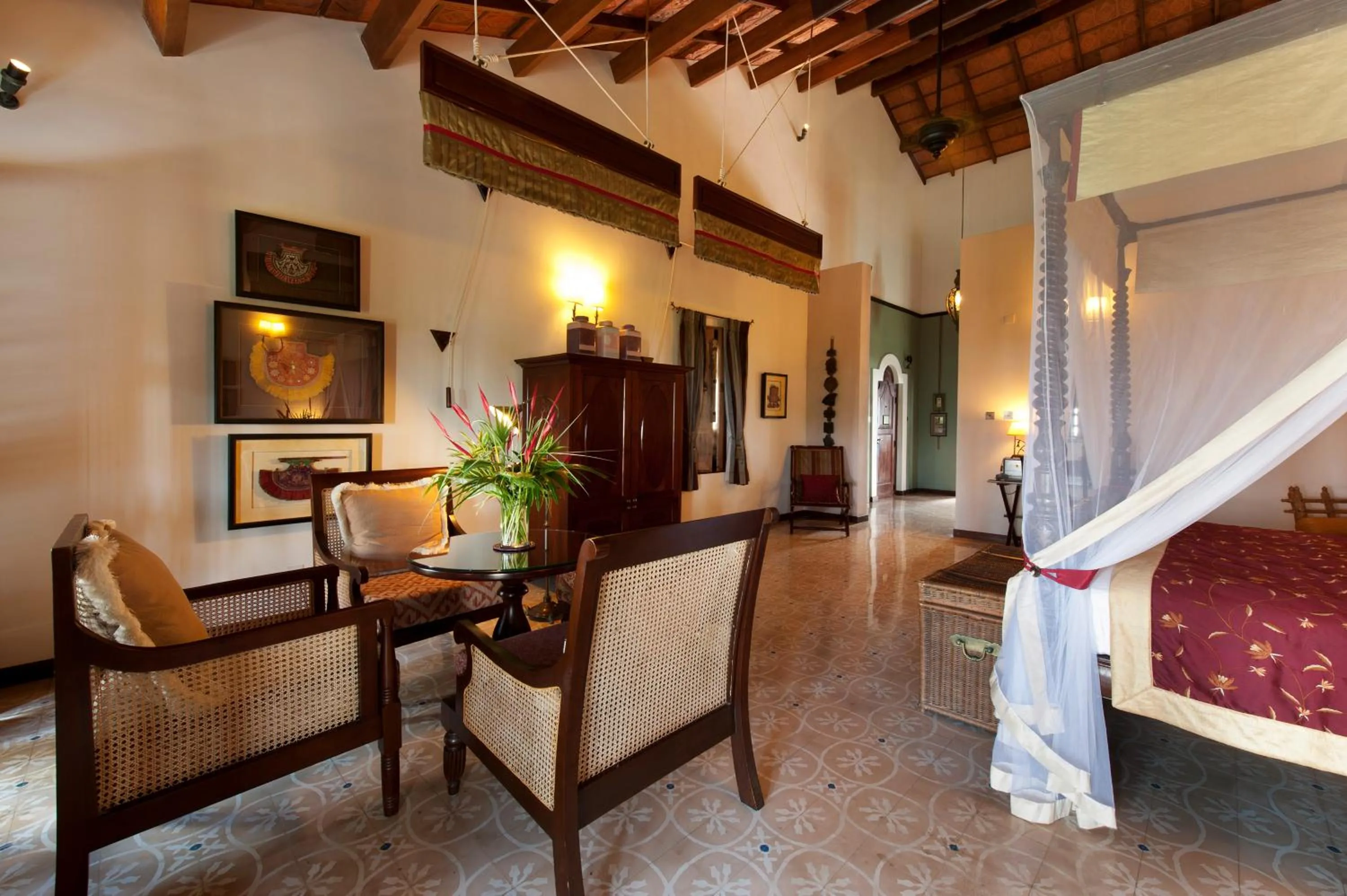 Living room, Bed in Reef Villa