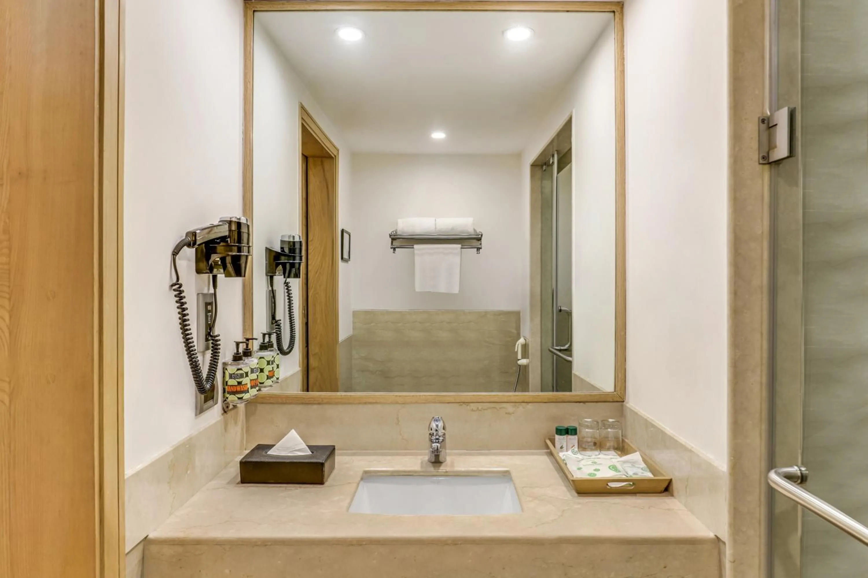 Bathroom in Lemon Tree Premier 1, Gurugram
